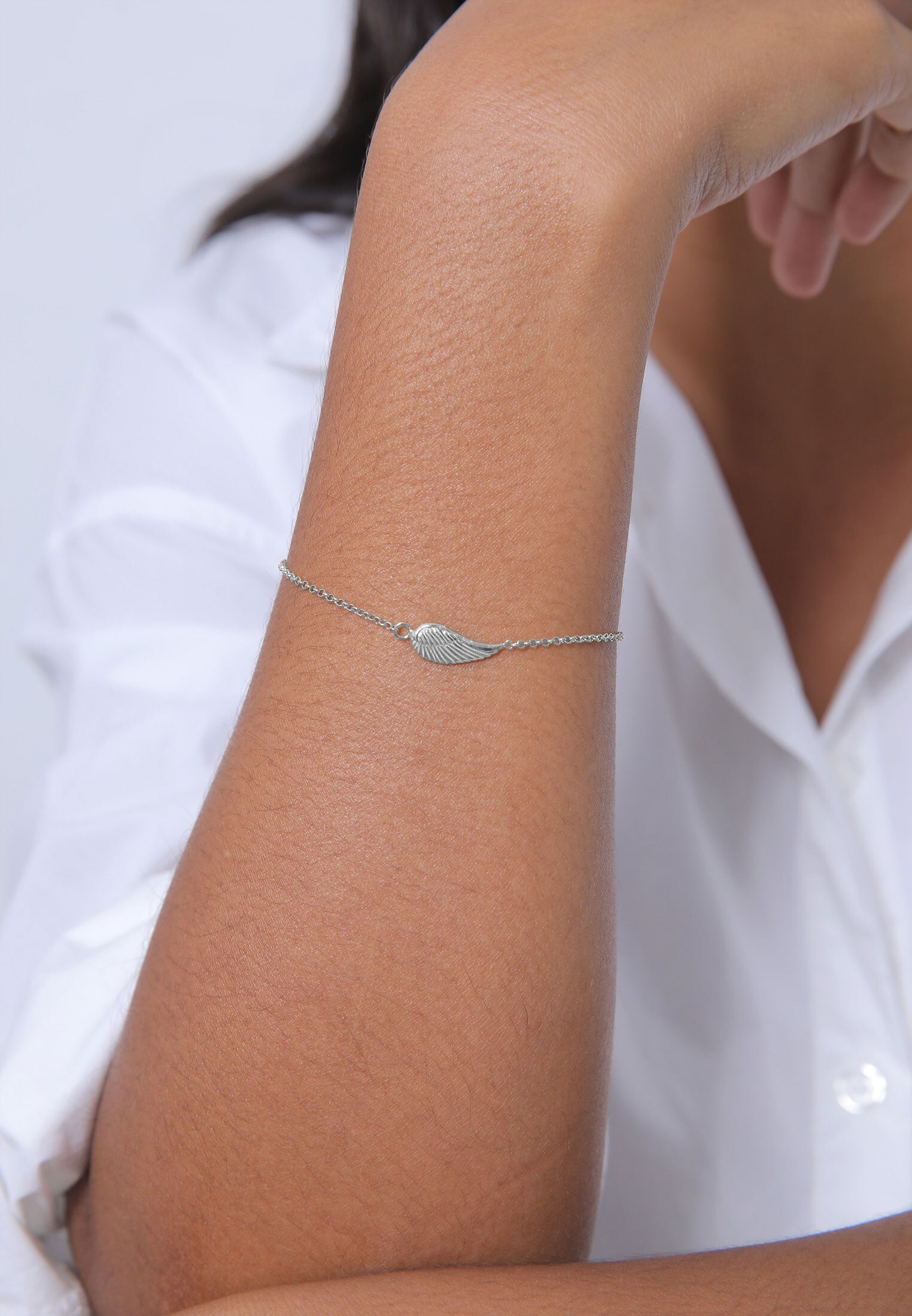 Elli Armband »Flügel Schutzengel Engel 925 Silber«