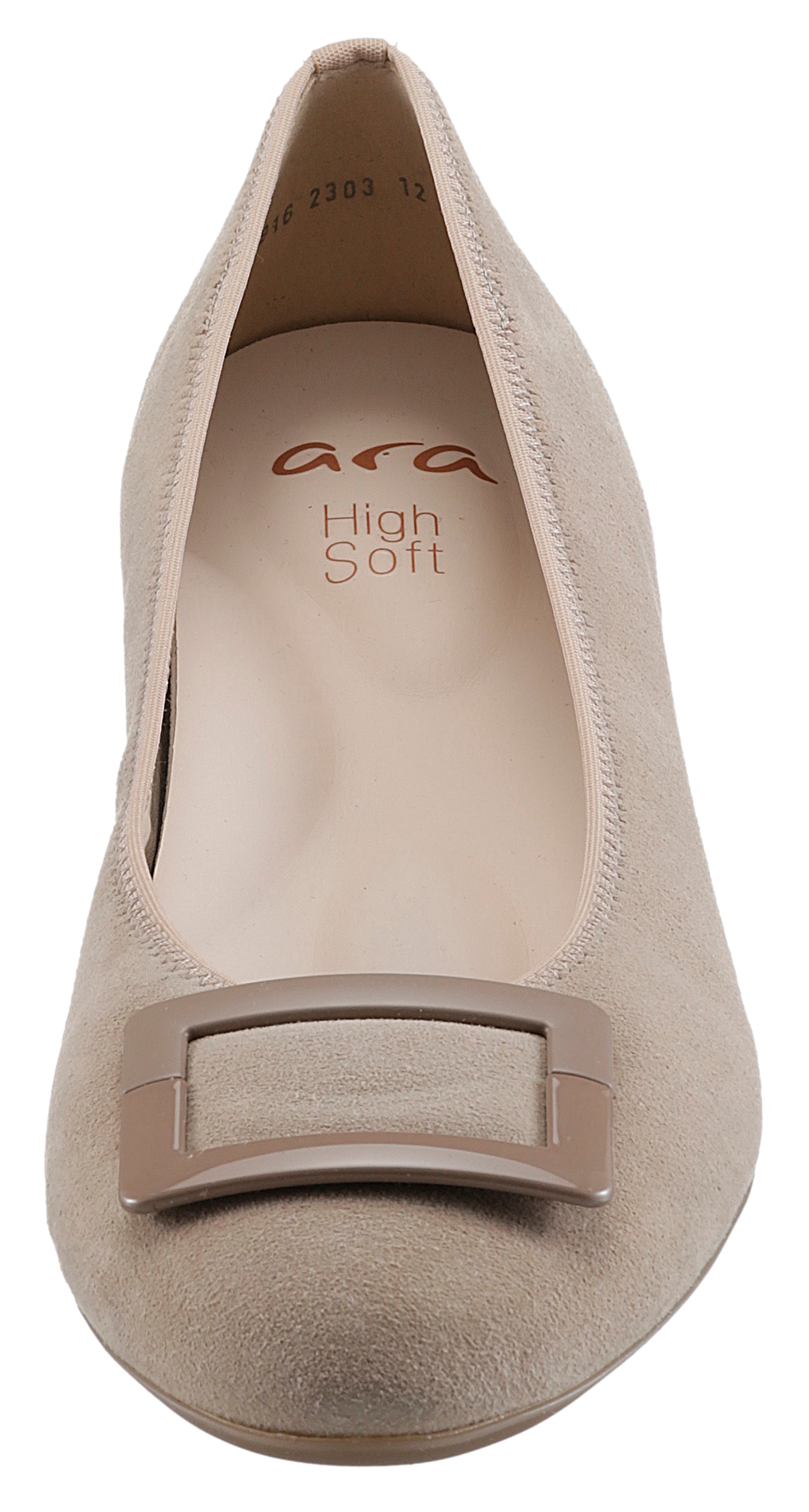 Ara Ballerina »SIENA«, Kitten Heel, Pumps, Business Schuh in Komfortweite H = sehr weit