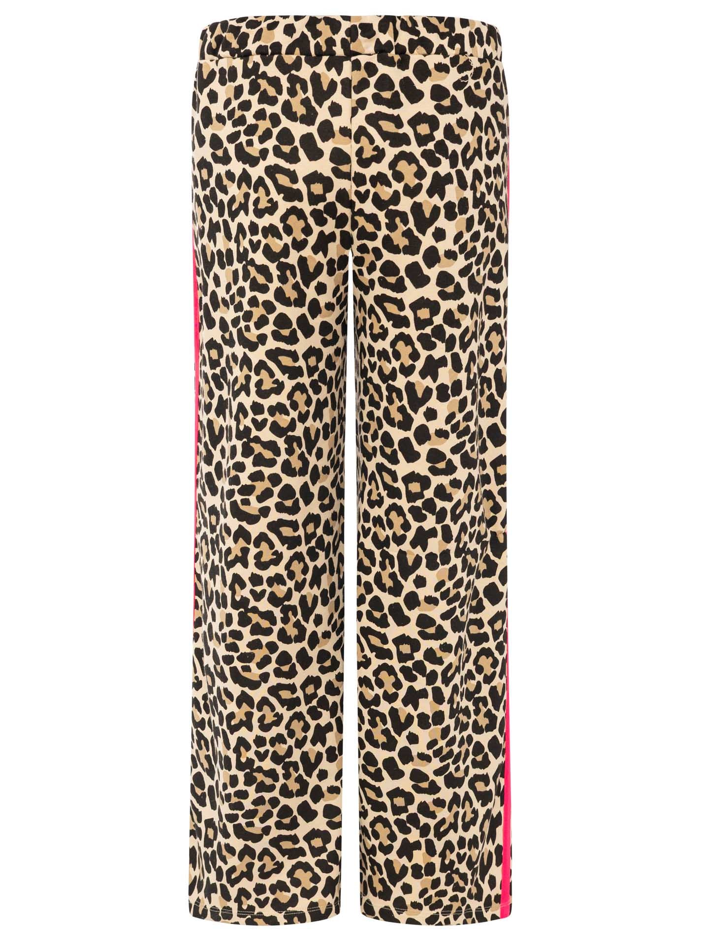 Zwillingsherz Sweathose »"Leo Stripe"«  Leomuster, pinker Seitenstreifen, Kordelzug, Taschen, gerades Bein