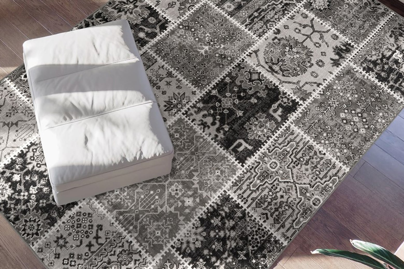 calo-deluxe Teppich »Ruzica-404«, rechteckig, 6 mm Höhe, Flachgewebe, Vintage Design, Wohnzimmer