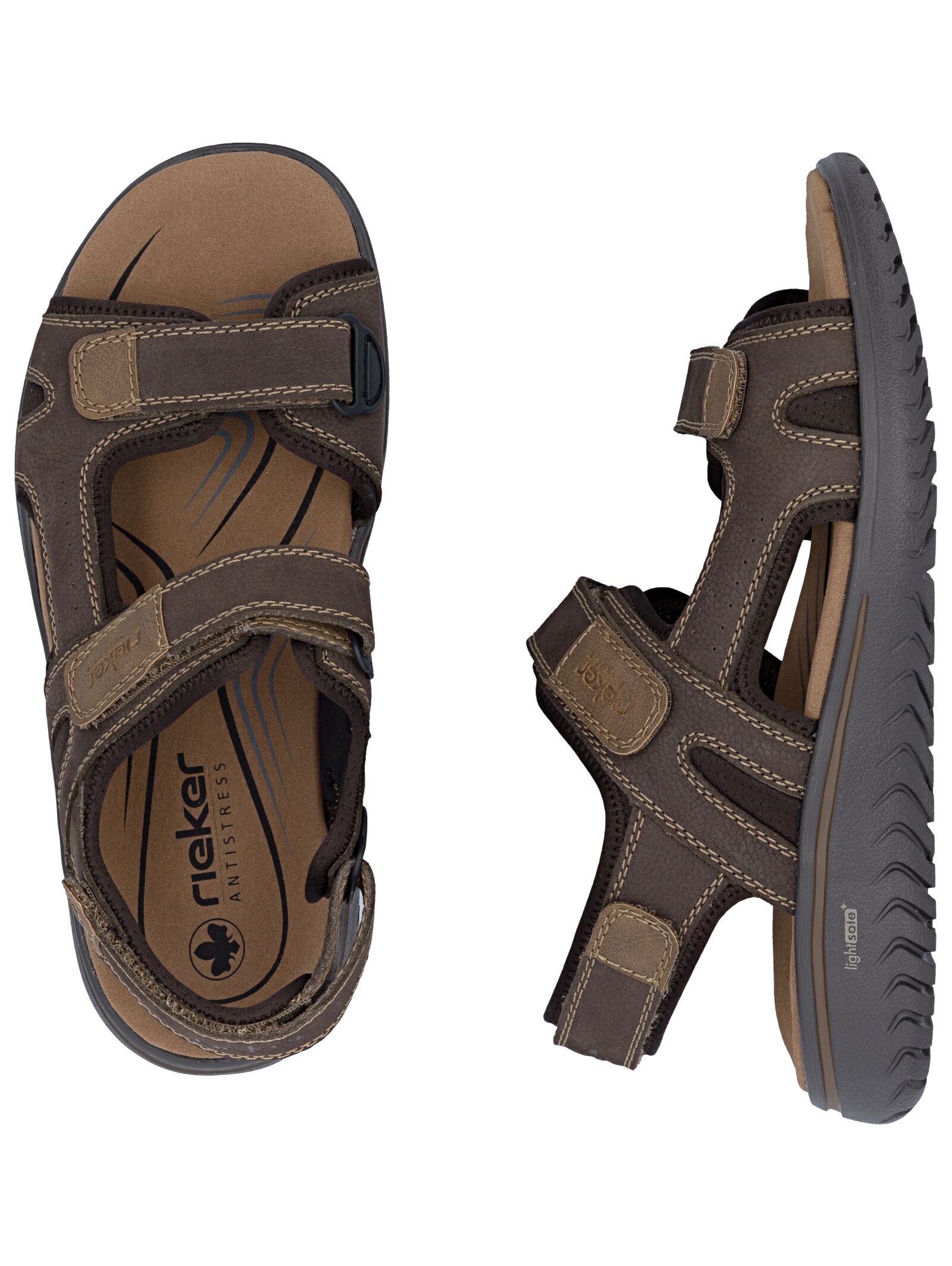 Rieker Sandale »Rieker Sandalen Leder/Textil«