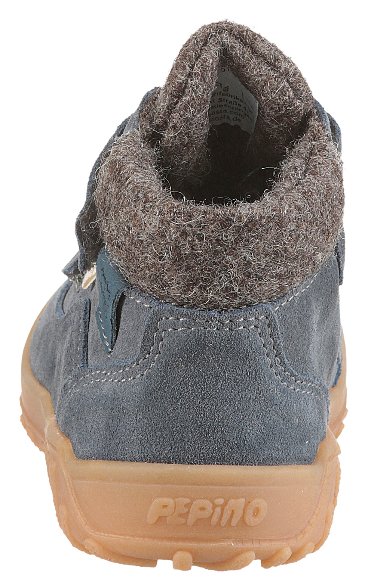 PEPINO by RICOSTA Lauflernschuh »Donte 50 WMS: weit«  Winterboots, Klettschuh mit TEX, Größenschablone zum Download
