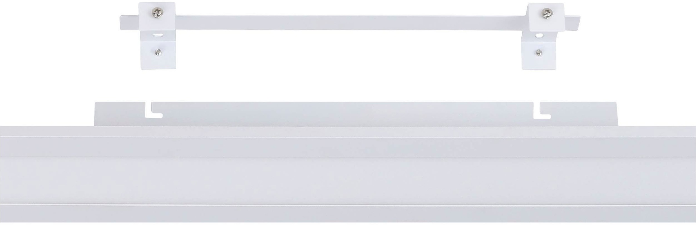 EGLO Deckenleuchte »Salobrena 1 Deckenlampe, LED-Panel, Kunststoff und Aluminium, Lampe« LED-Modul 1 Stk. Neutralweiß LED Panel, Deckenlampe, Deckenbeleuchtung, Küchenlampe 120 x 10 cm