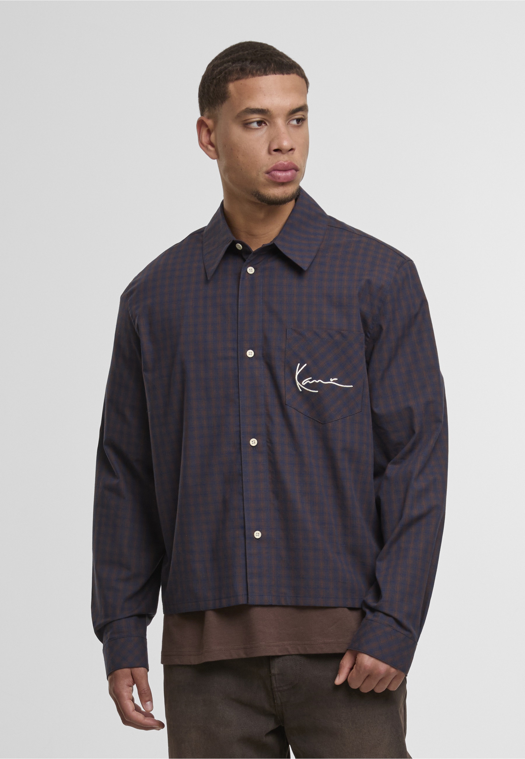 Karl Kani Langarmhemd »Karl Kani Signature Check Boxy Shirt« 1