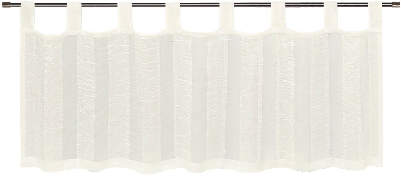 Gerster Scheibengardine "Willi" Schlaufen 1 Stk. tlg. HxB: 50x150, mit gecr günstig online kaufen