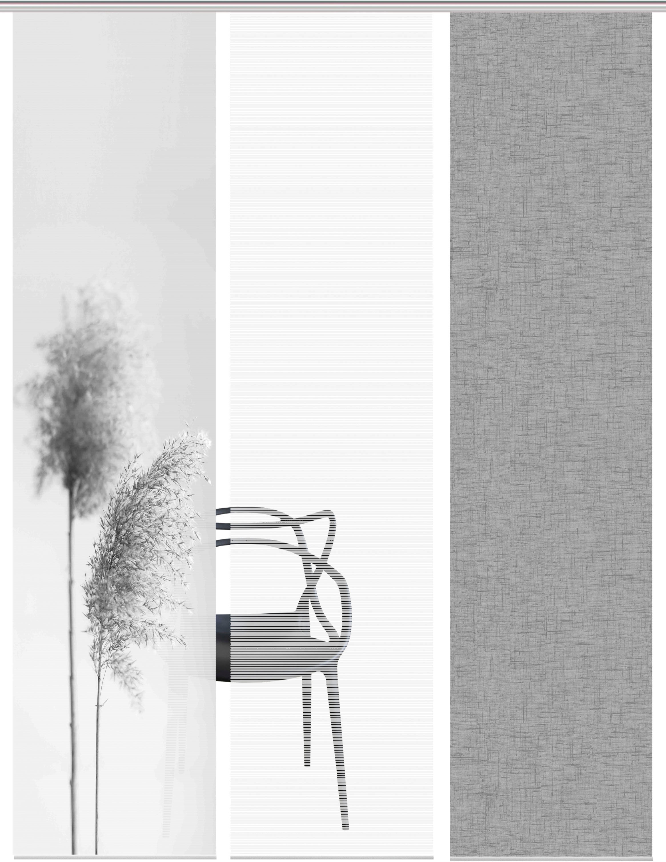 Vision S Schiebegardine "IRLOS 3er SET" Paneelwagen 3 Stk. tlg. Schiebevorh günstig online kaufen