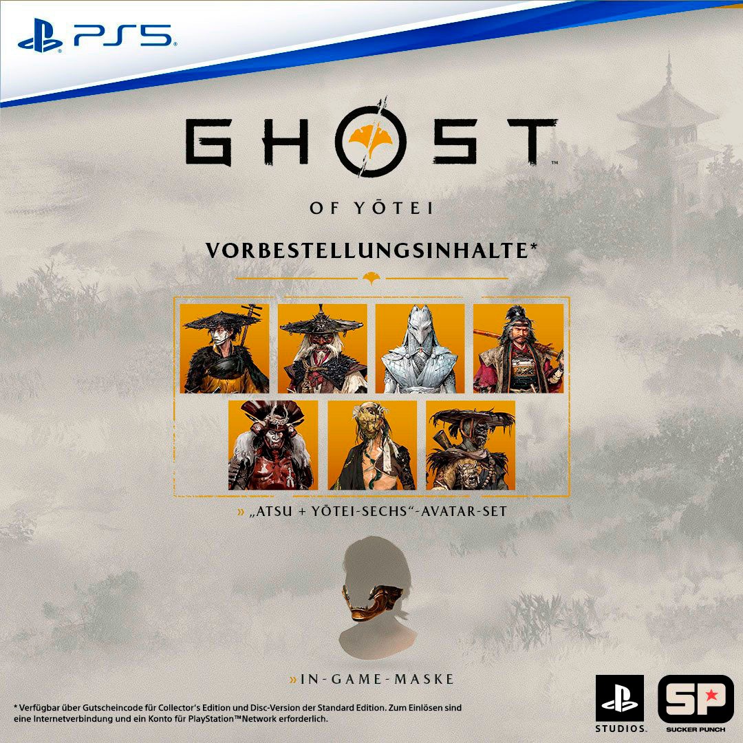 PlayStation 5 Spielesoftware »Ghost of Tsushima Director's Cut + Ghost of Yotei Doppelpack«, PlayStation 5