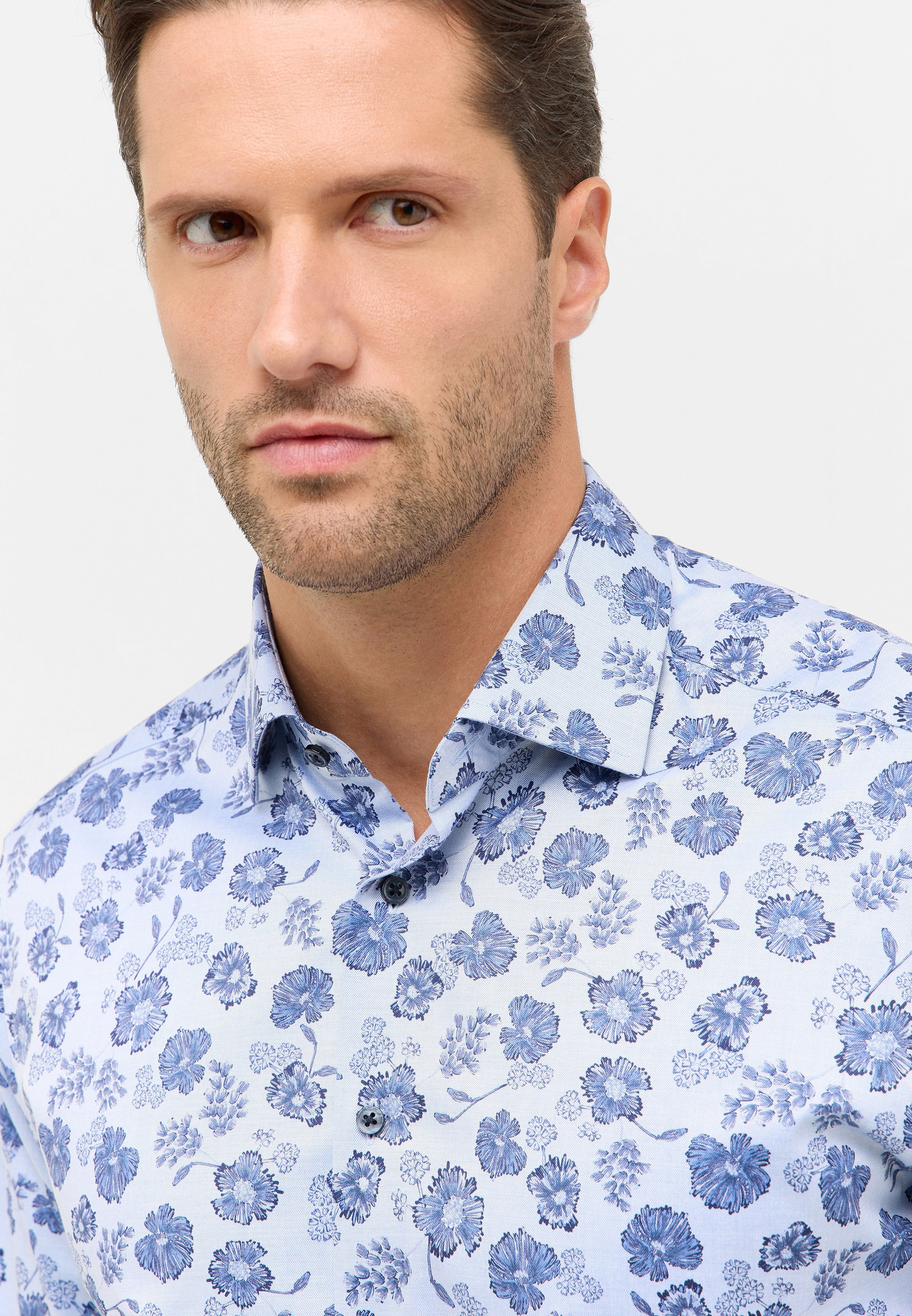 Thumbnail - Eterna Langarmhemd "MODERN FIT" NON IRON (bügelfrei)