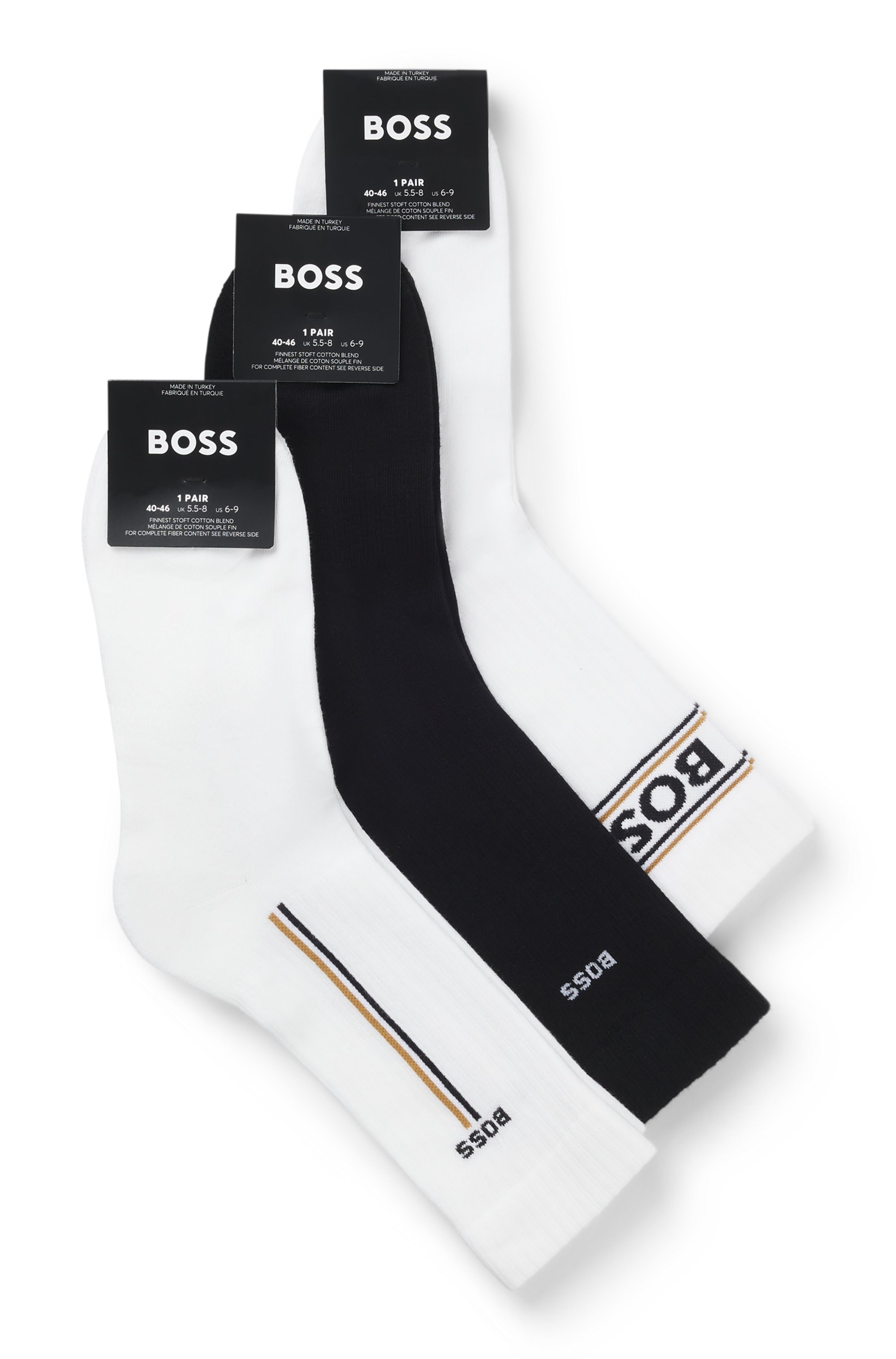 BOSS Socken "Giftset Iconic" 3 Paar tlg. Neuheit, in Geschenk-Box, verstärk günstig online kaufen
