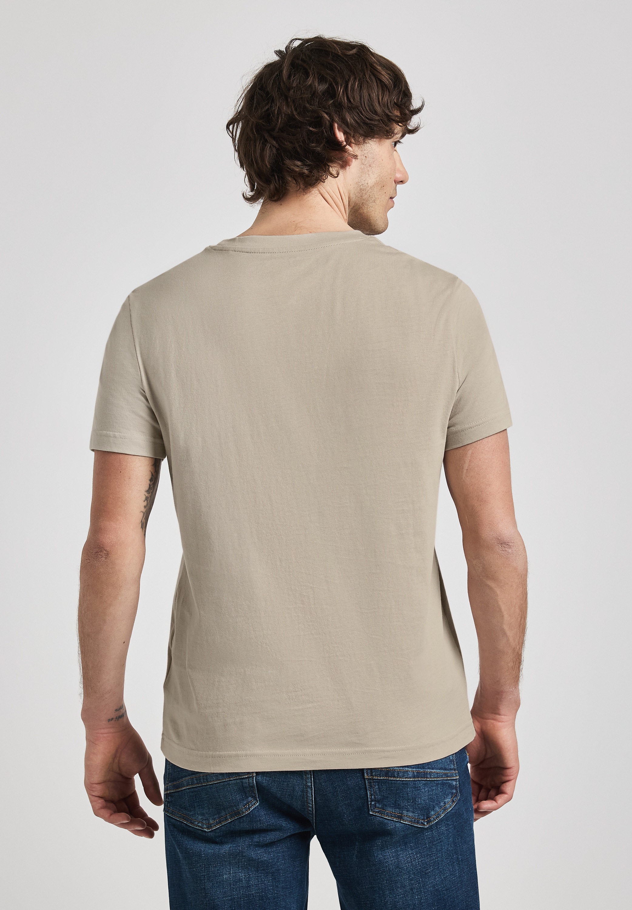 STREET ONE MEN T-Shirt, aus reiner Baumwolle günstig online kaufen