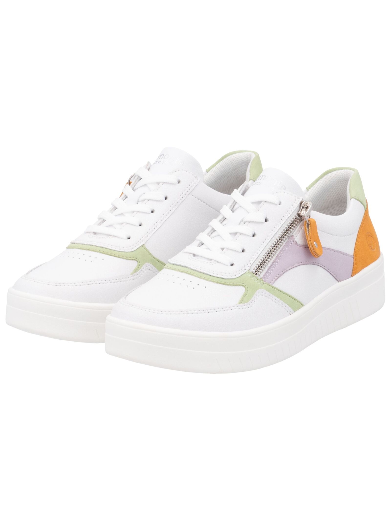 Sneaker REMONTE "Remonte Sneaker Leder", Damen, Gr. 39, weiß, Leder, Schuhe Sneaker 3