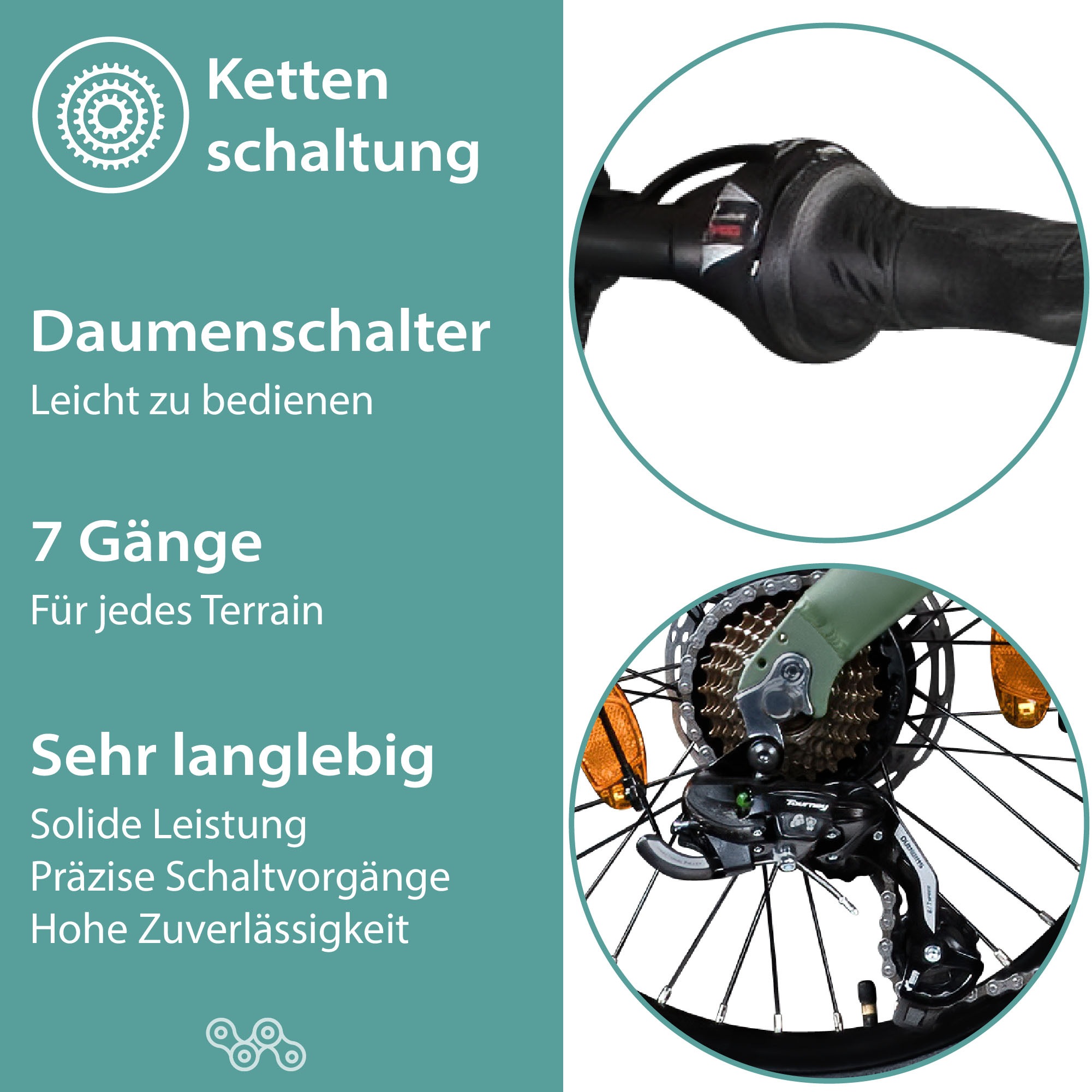 Tretwerk E-Bike »Akimbo Plus«, 7 Gang, Shimano, Tourney, Heckmotor 250 W
