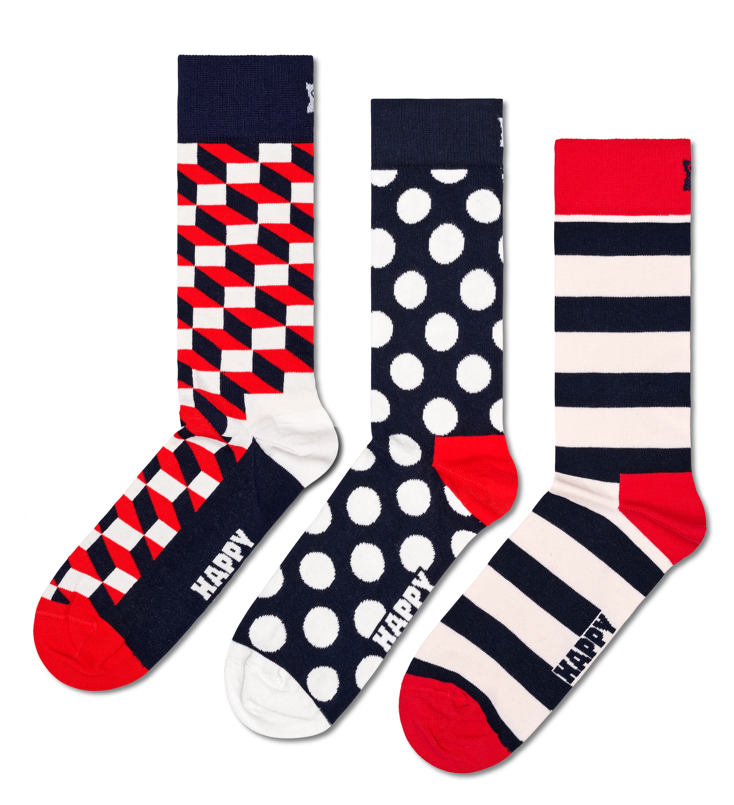 Happy Socks  Socken (Set 3 poros) su žaismingas Mus...