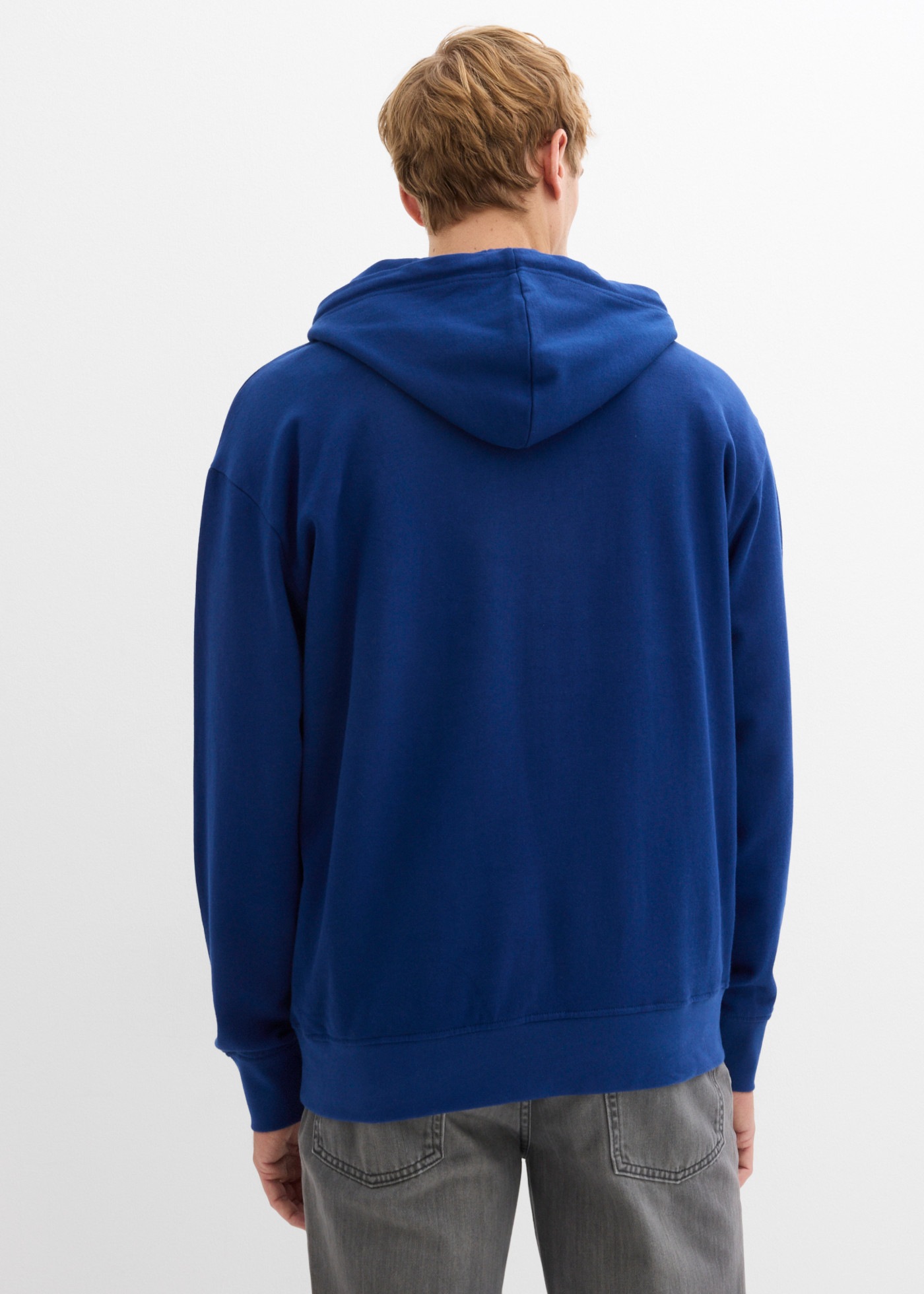 bonprix Hoodie , im Loose Fit, mit Kapuze, aus Baumwolle
