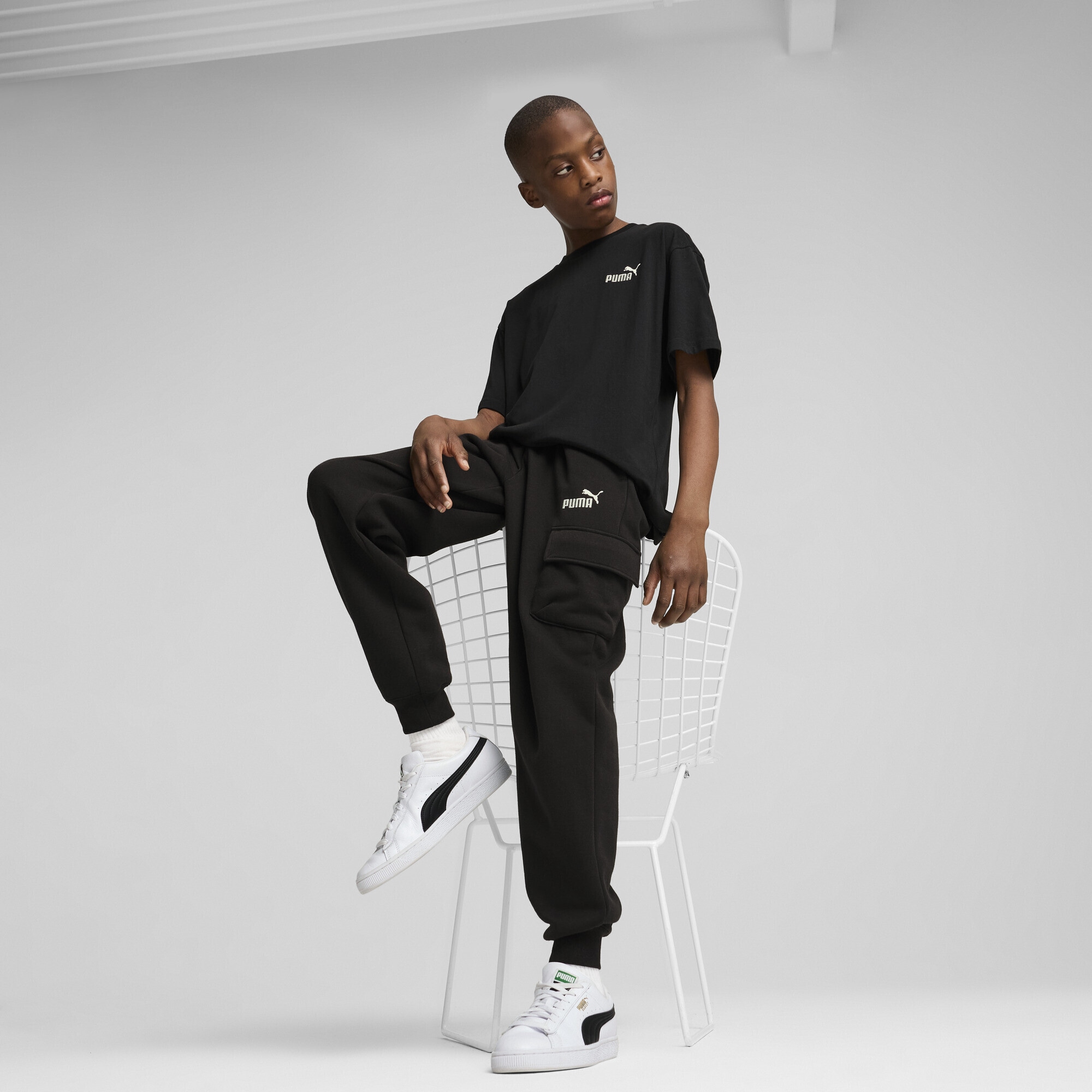 PUMA Sporthose »Essentials No. 1 Logo Cargohose Jungen«