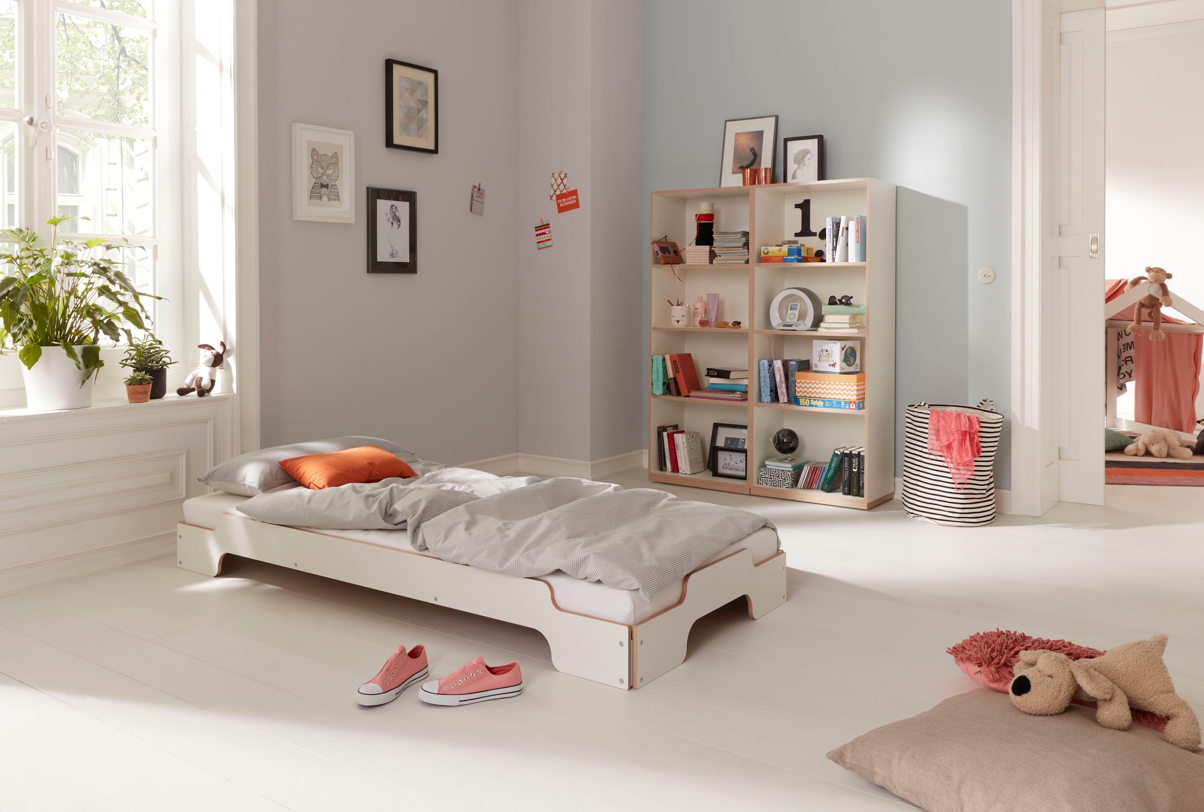 Müller SMALL LIVING Stapelbett »STAPELLIEGE Komfort (eine Liege)«, Komforthöhe 27.5 cm, ausgezeichnet mit dem German Design Award - 2019