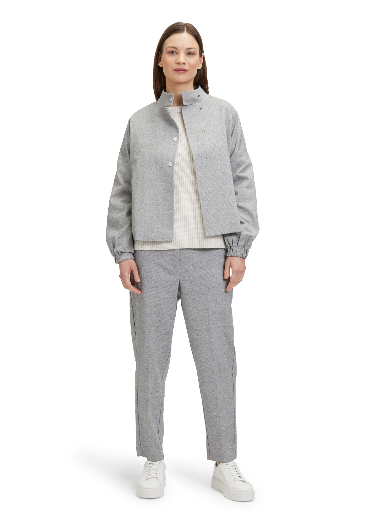 Betty&Co Jackenblazer »Betty & Co Casual-Jacke mit überschnittenen Ärmeln«, Form