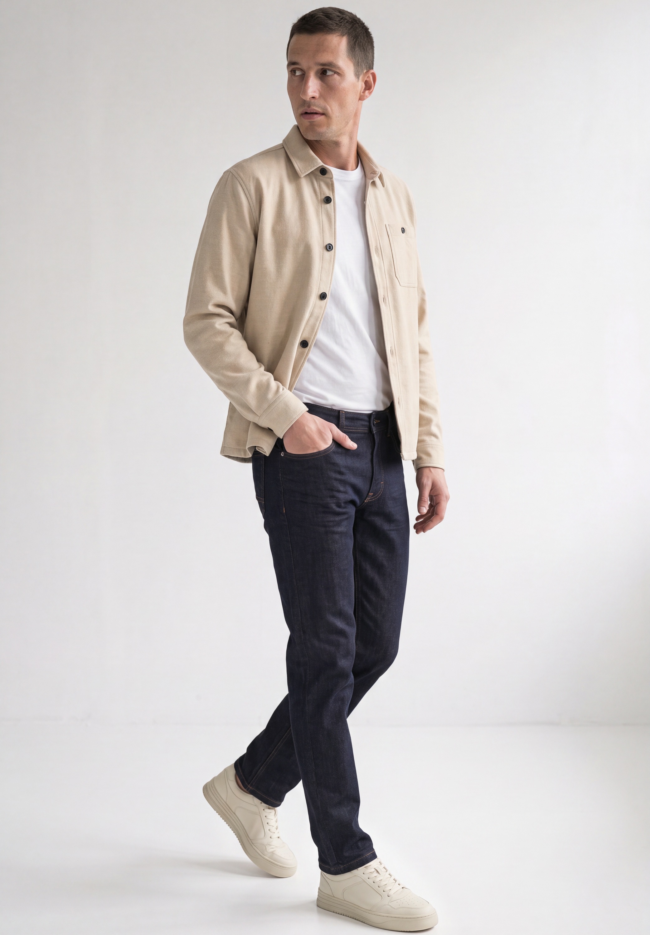 STREET ONE MEN Regular-fit-Jeans Middle Waist