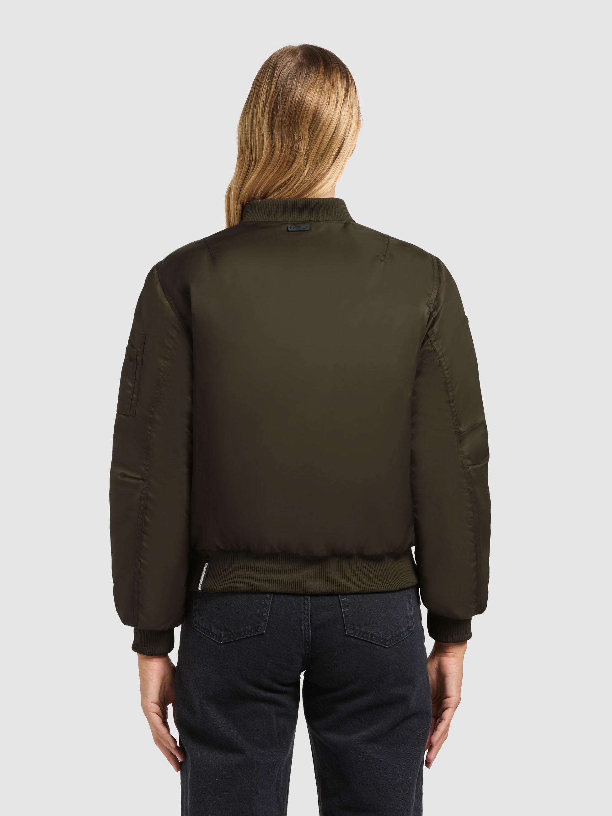 Thumbnail - khujo Bomberjacke "Kasia" ohne Kapuze Modische kurze Damen Winterjacke