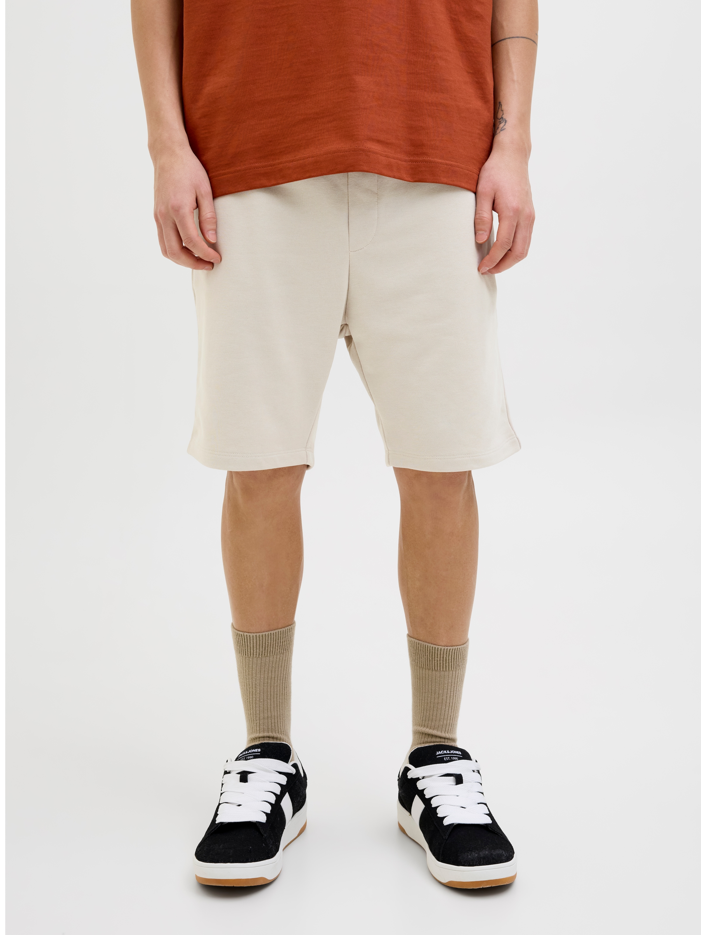 Jack & Jones Sweatshorts "JPSTGORDON BRADLEY SWEAT SHORTS MID", mit elastis günstig online kaufen