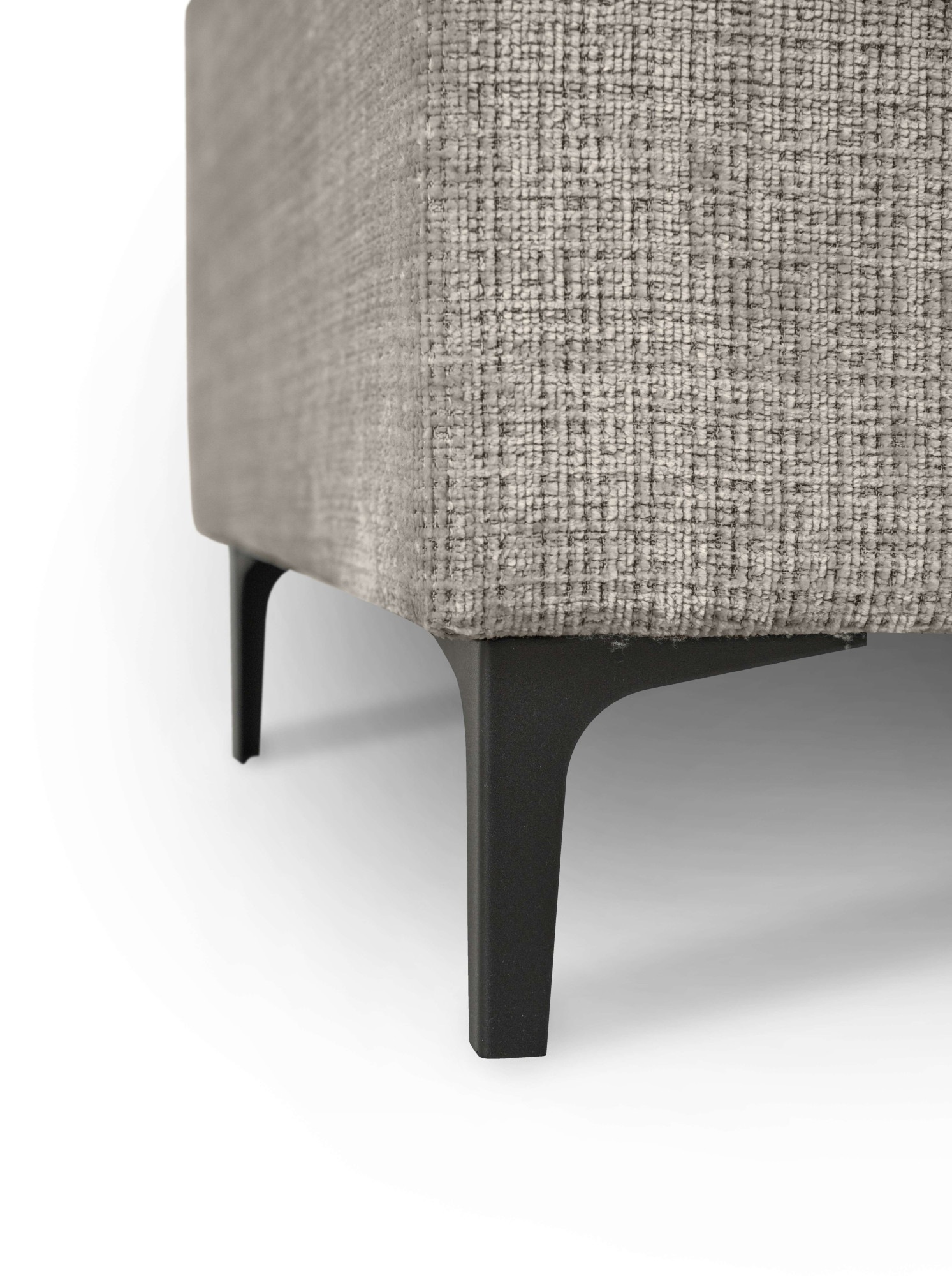 OTTO home 2-Sitzer »OLAND Chenille, Sofa, B: 164 cm, Skandi-Design« 164 cm, Wellenunterfederung, Skandi-Design, Metallfüße
