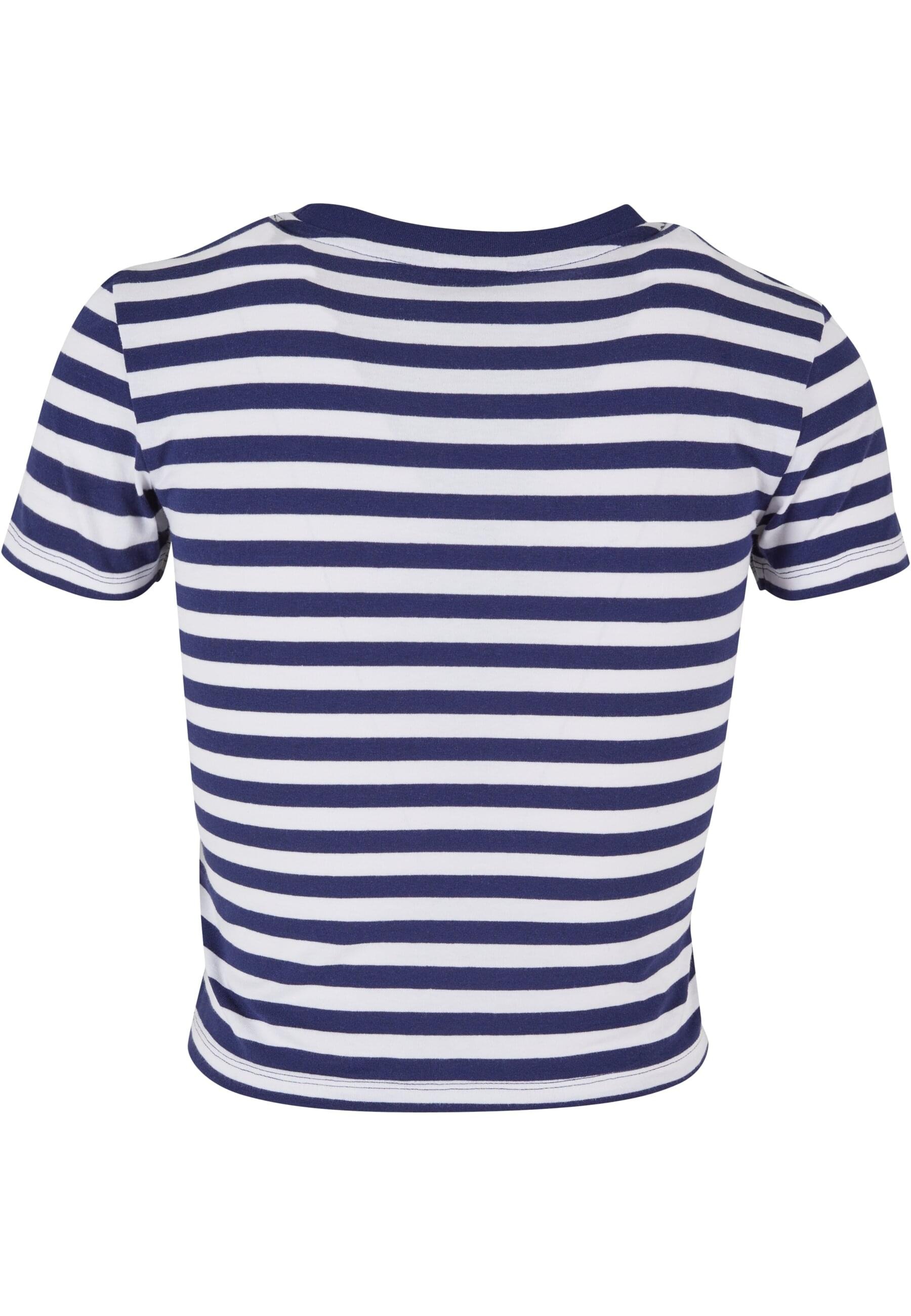 URBAN CLASSICS T-Shirt "Urban Classics Damen Ladies Short Striped Tee", (1 günstig online kaufen