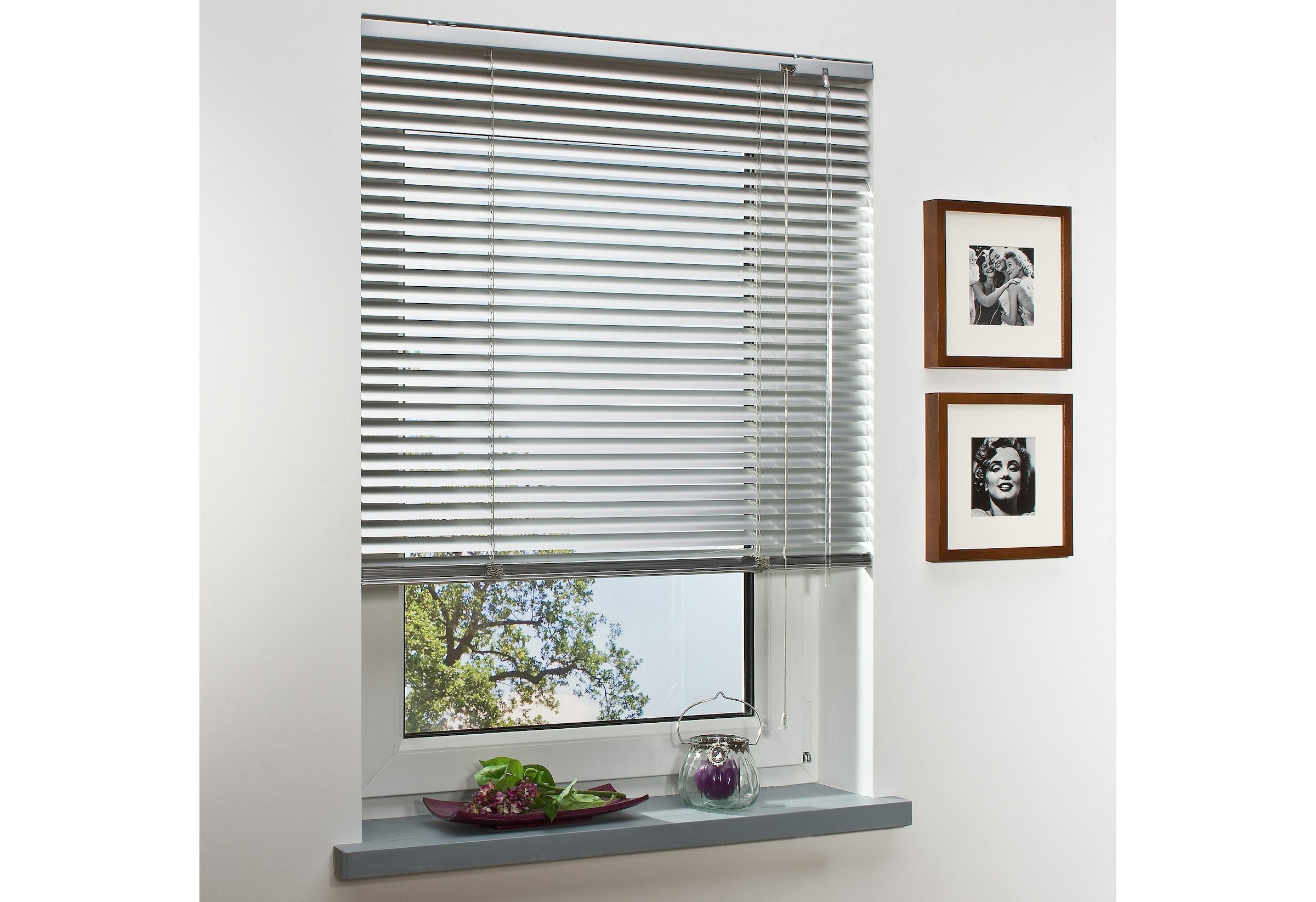 Liedeco Jalousie "Aluminium-Jalousie" mit Bohren freihängend Aluminium günstig online kaufen