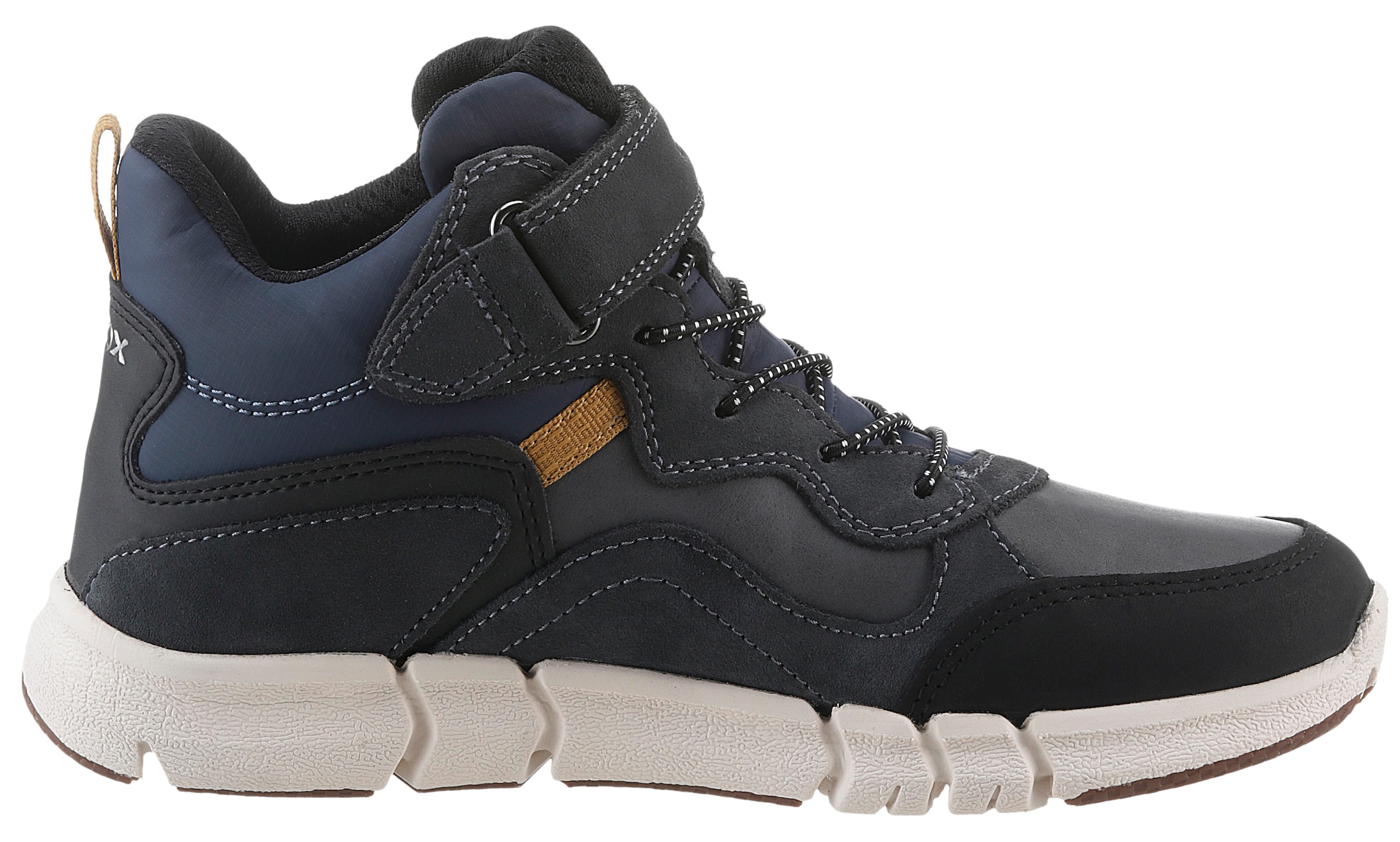 Geox Sneaker »J FLEXYPER BOY B ABX«, Freizeitschuh, Boots, Schnürschuh mit Klettverschluss