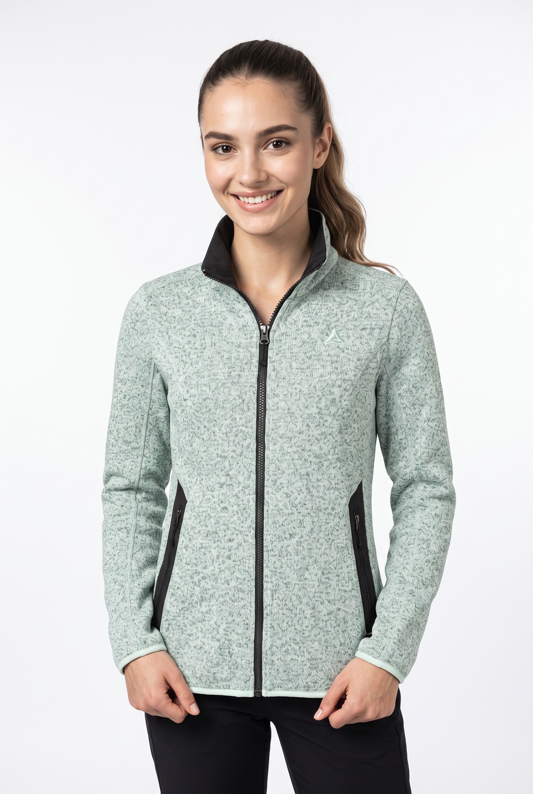 Schöffel Fleecejacke "CIRC Fleece Jk Style Yew WMS" sportlicher Stil, hoher Feuchtigkeitstransport, aus Polyester