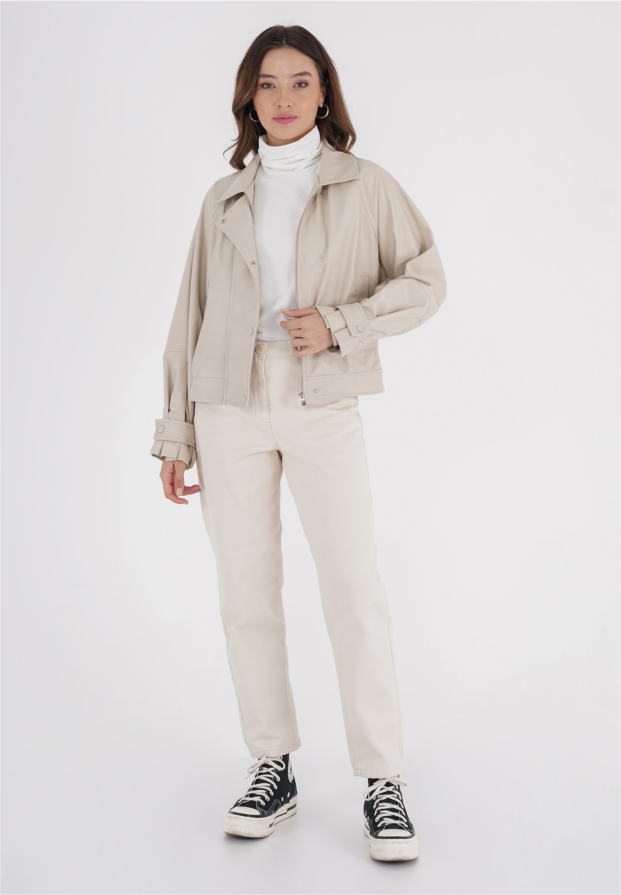 Thumbnail - freshlions Outdoorjacke "Mina" 1 Stk. tlg. mit Riegeln an den Ärmeln