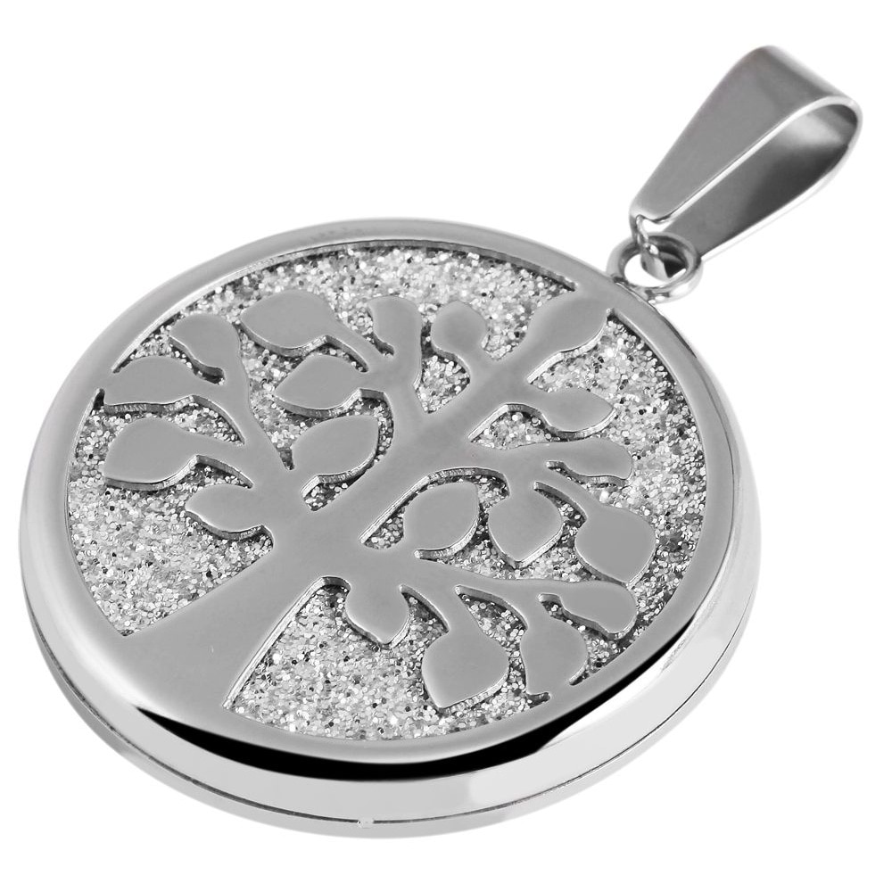 Adelia´s Kettenanhänger »Damen Anhänger – Lebensbaumanhänger aus Edelstahl«  Schöne Geschenkidee zum Jubiläum