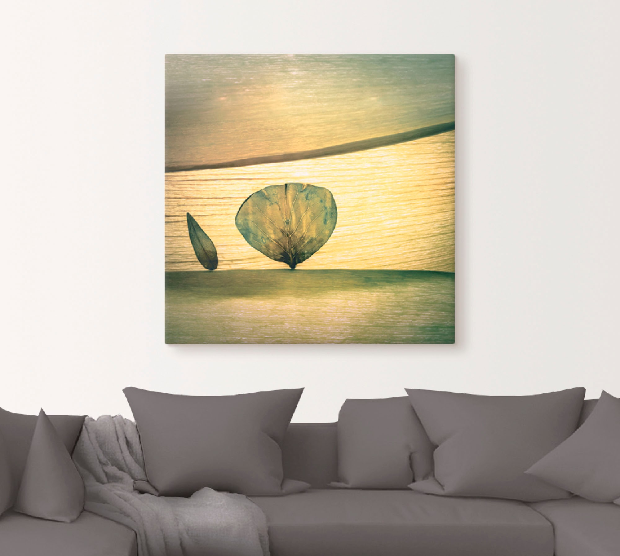 Artland Wandbild »Frühling?«, Blätter, (1 St.), als Leinwandbild, Poster, Wandaufkleber in verschied. Größen