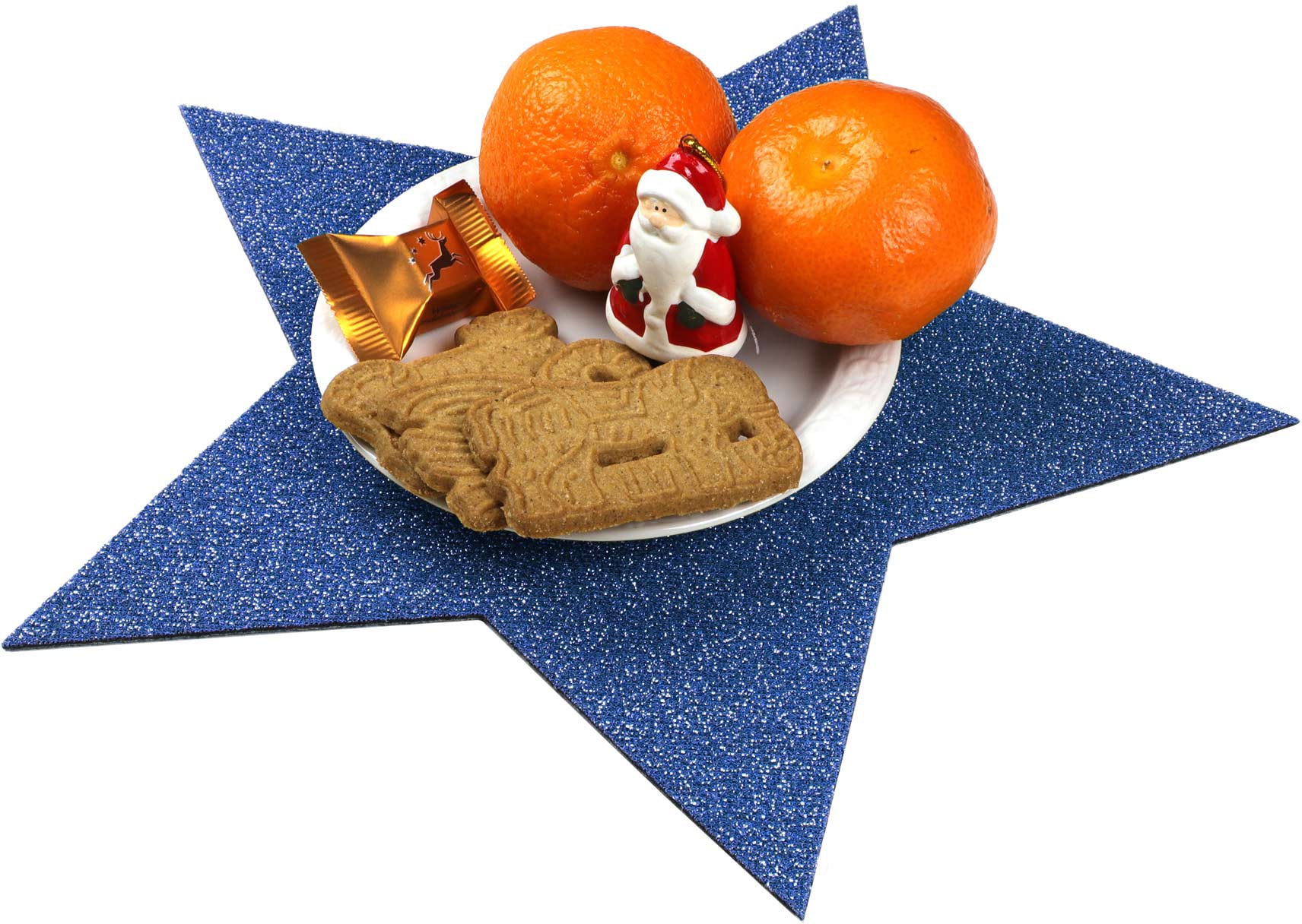 Primaflor-Ideen in Textil Platzset »Stern, Weihnachtsdeko«, (Set, 2 St.), auch ideal als Untersetzer oder Dekoration, Größe 29,5 cm