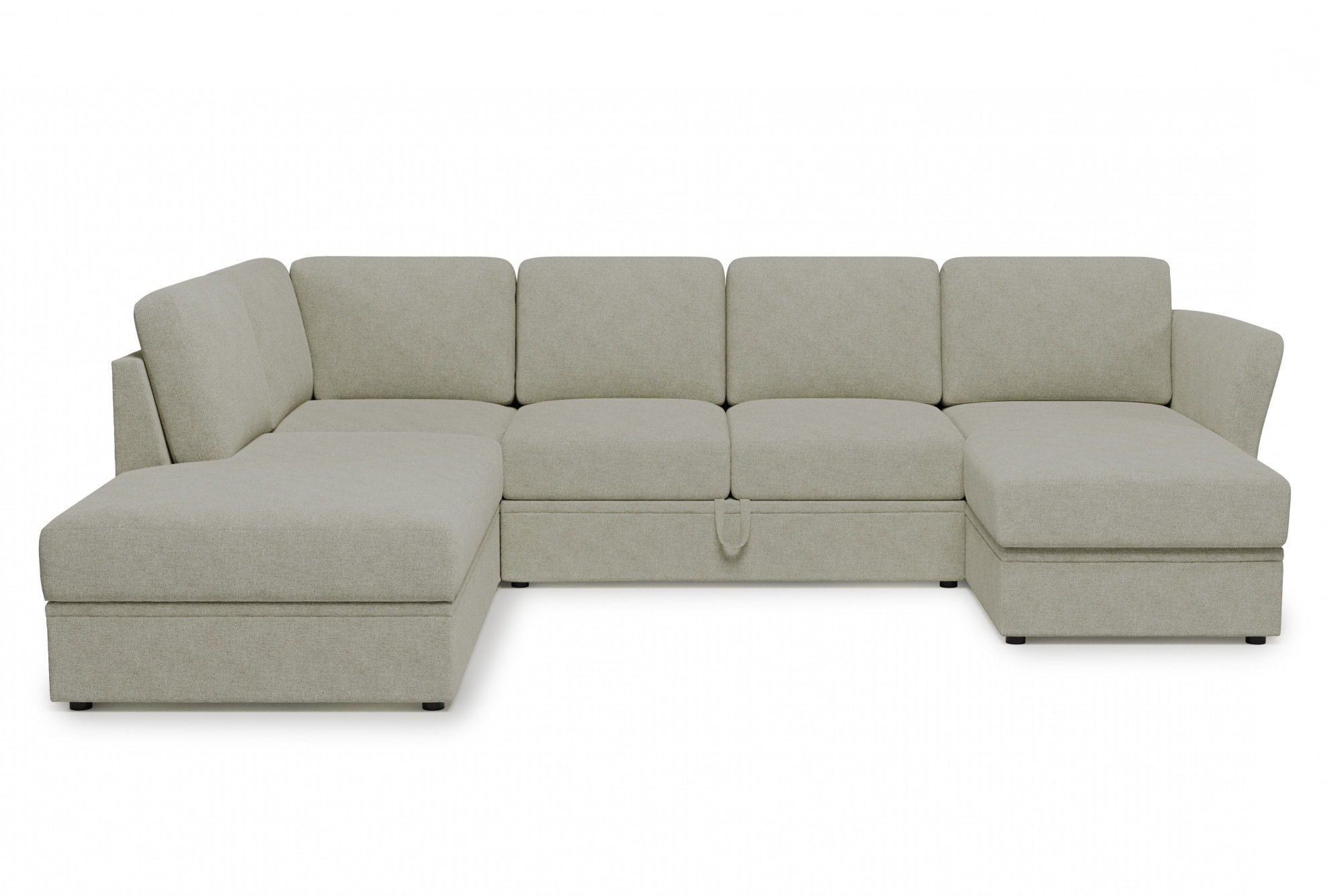 Home affaire Wohnlandschaft »Lavars Schlafsofa«, mit Bettfunktion und Stauraum, in zwei verschiedenen Bezugsqualitäten