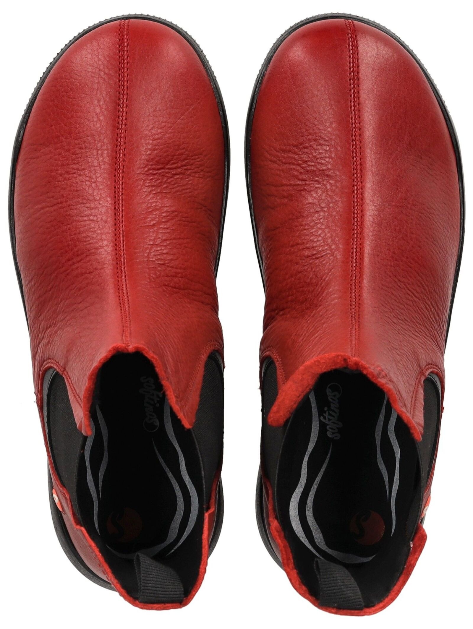 softinos Stiefelette »softinos Stiefelette Leder/Textil«