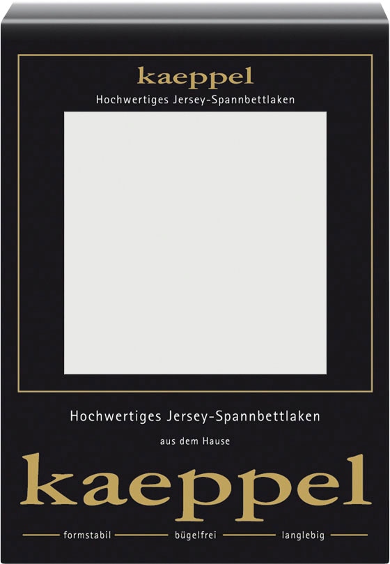 Kaeppel "Single Jersey Mako Cotton" Bettlaken aus 100% Baumwolle