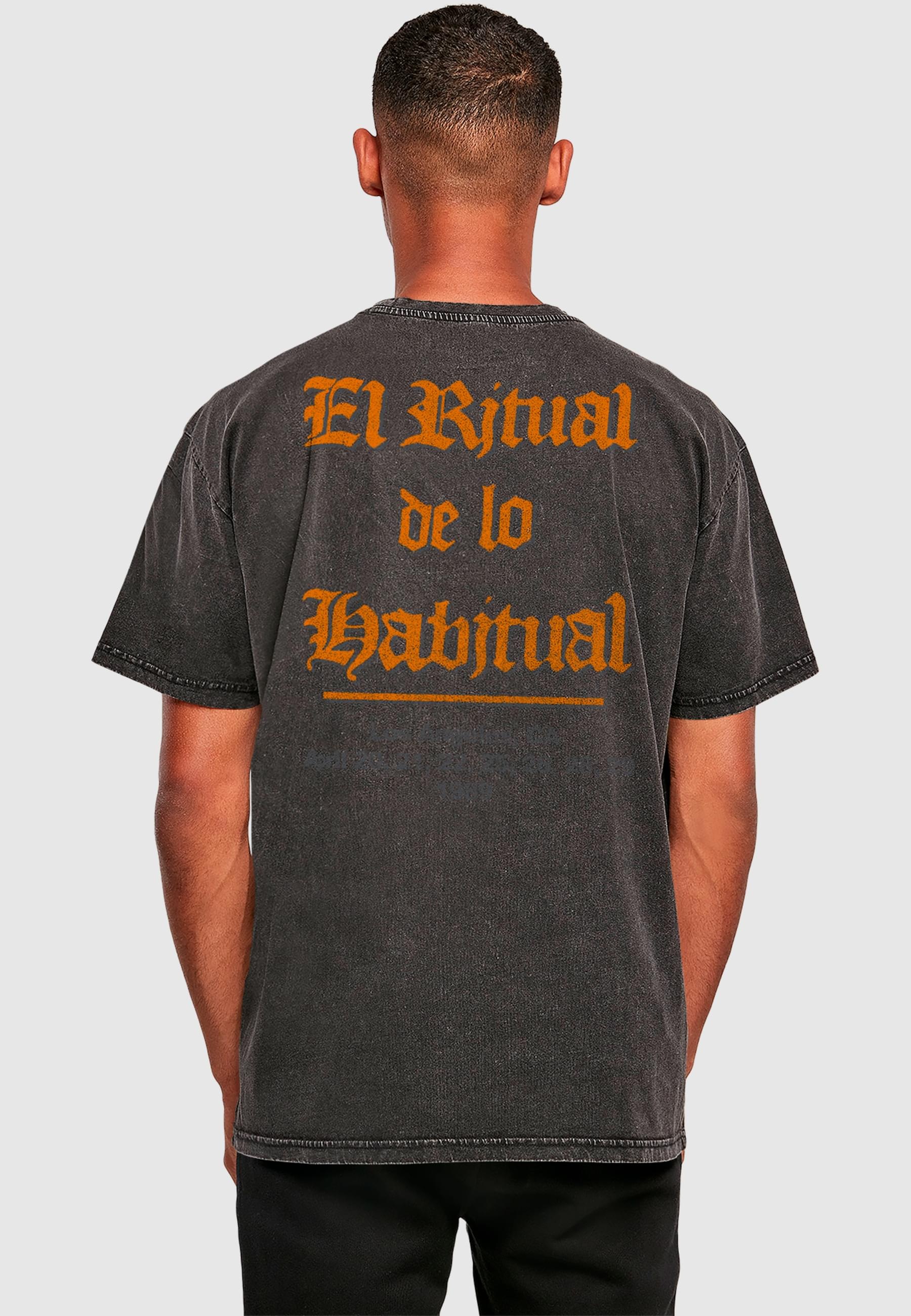 Merchcode T-Shirt »Merchcode Janes Addiction - Ritualo Acid Washed Oversize Tee«, (1 tlg.)