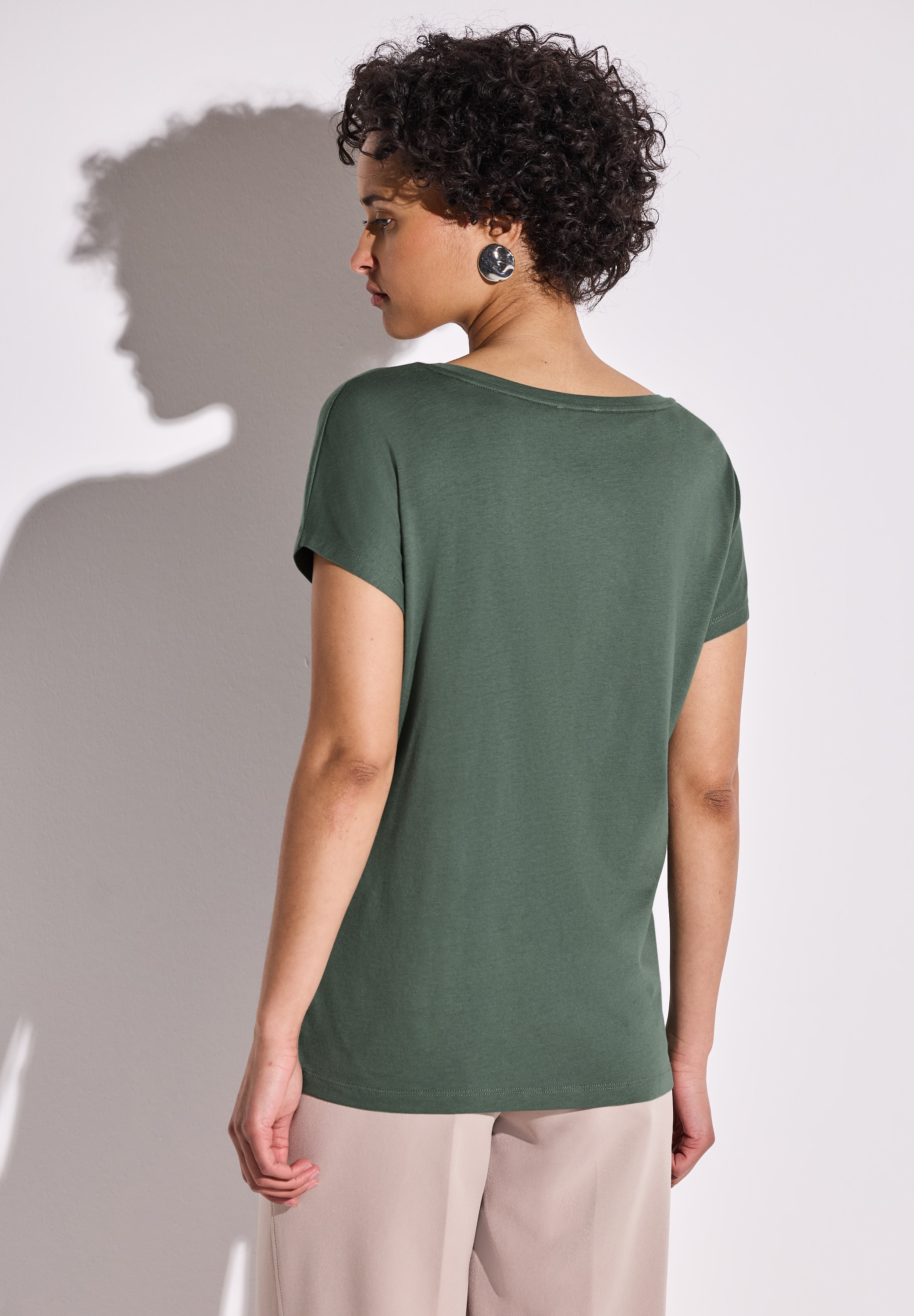 STREET ONE T-Shirt, im soften Baumwoll-Mix