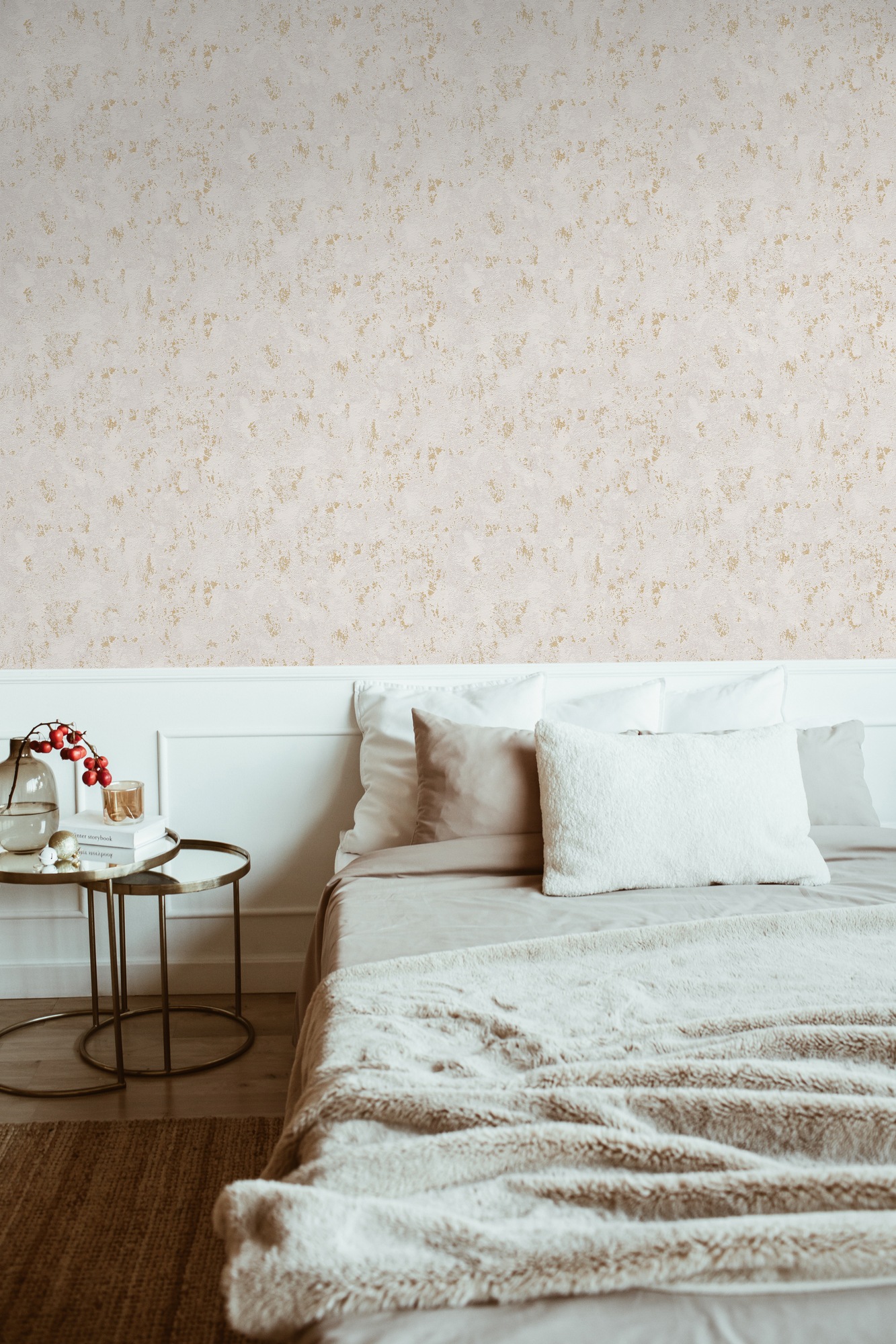 A.S. Création Vliestapete »Casual Living Struktur-Tapete Unitapete Putzoptik Putzoptik«, leicht glänzend, Vliestapete einfarbig für Schlafzimmer Küche Wohnzimmer Struktur Flur