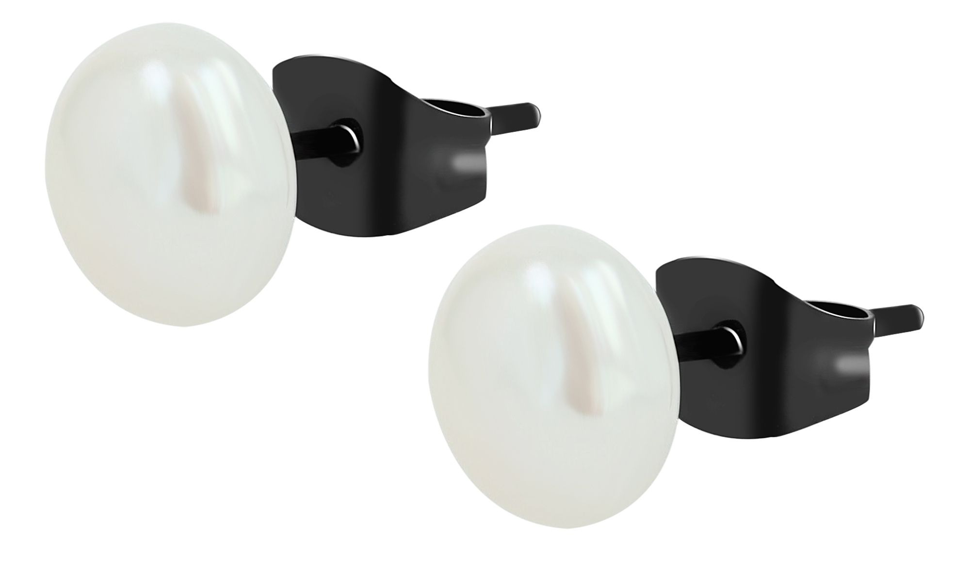 Adelia´s Paar Ohrhänger »Damen Ohrringe – Ohrstecker aus Edelstahl mit Süßwasserperle« Zum Verschenken – ideal zum einen besonderen Tag