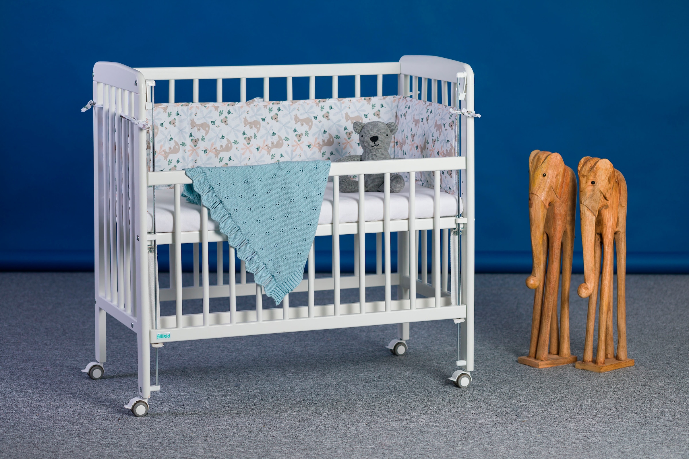 Fillikid Beistellbett »Nino«, inkl. Matratze; Made in Europe
