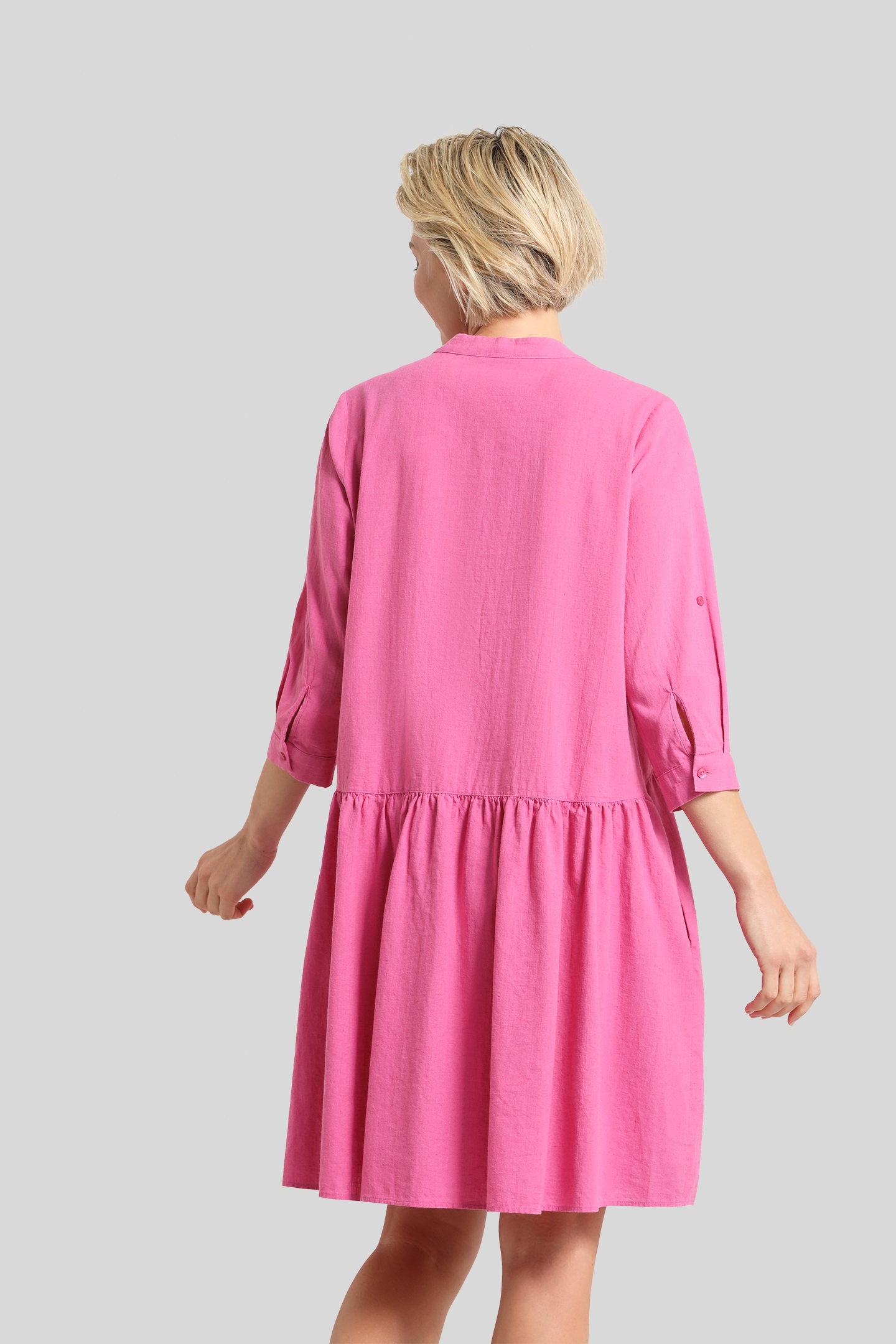 bugatti Sommerkleid, aus einem Bauwoll-Leinen-Mix für kaufen | BAUR