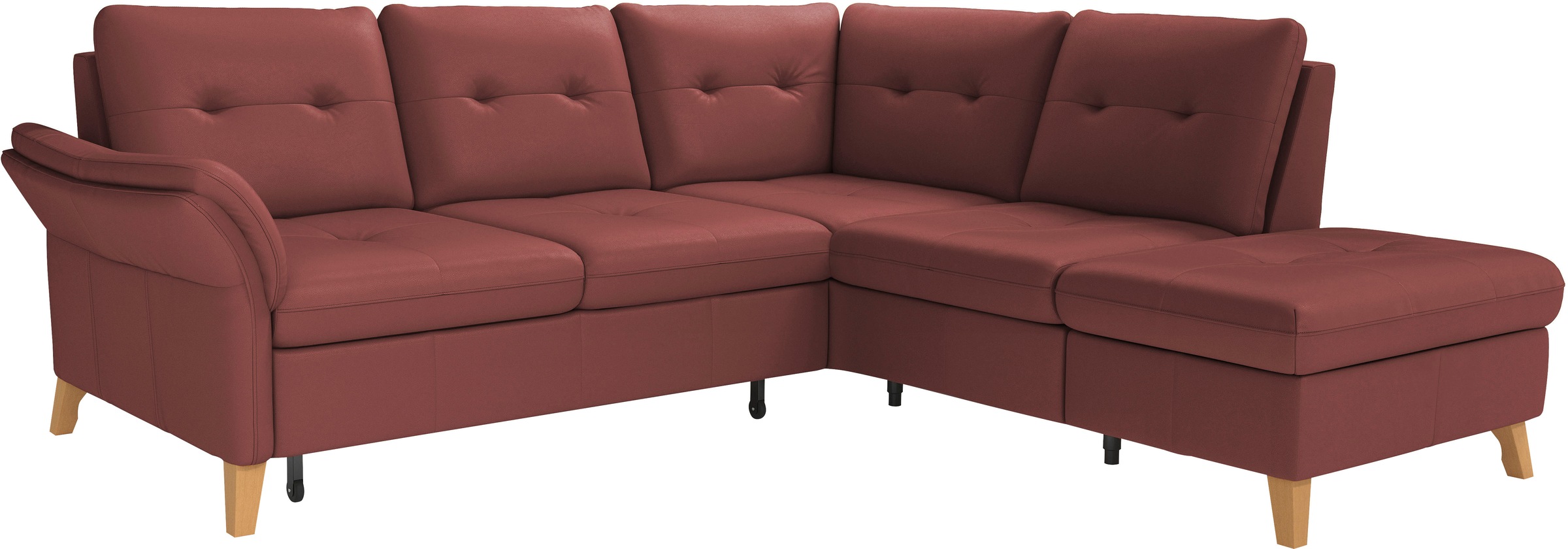 sit&more Ecksofa »Göteborg«, inkl. Sitztiefenverstellung, wahlweise mit Bettfunktion & Bettkasten