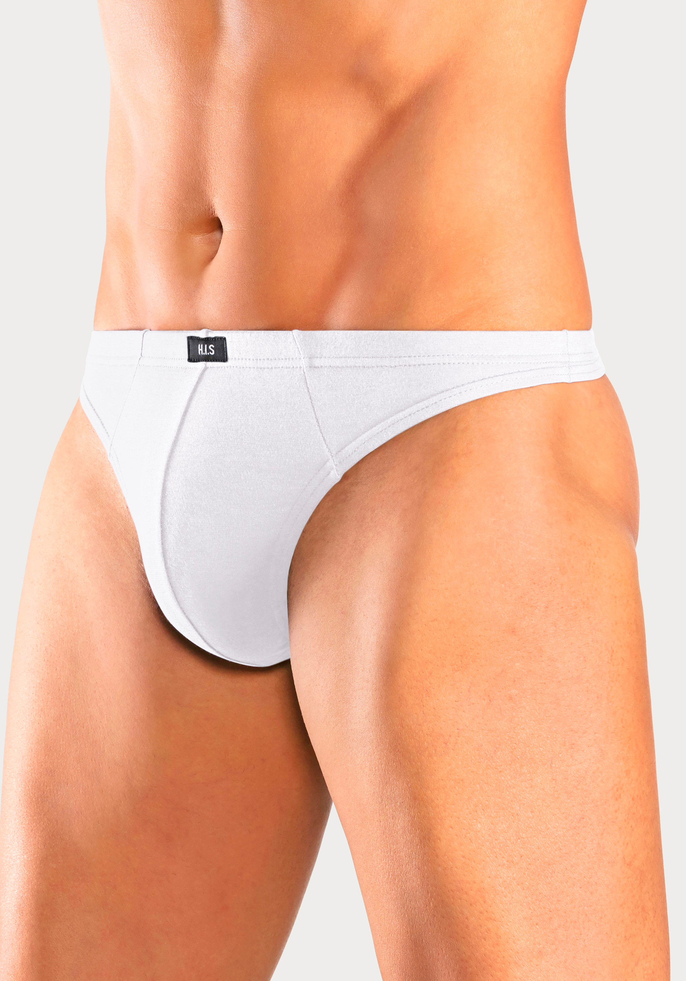 H.I.S String »Herren Unterhose«, (Packung, 5 St.), in Baumwollstretch-Qualität