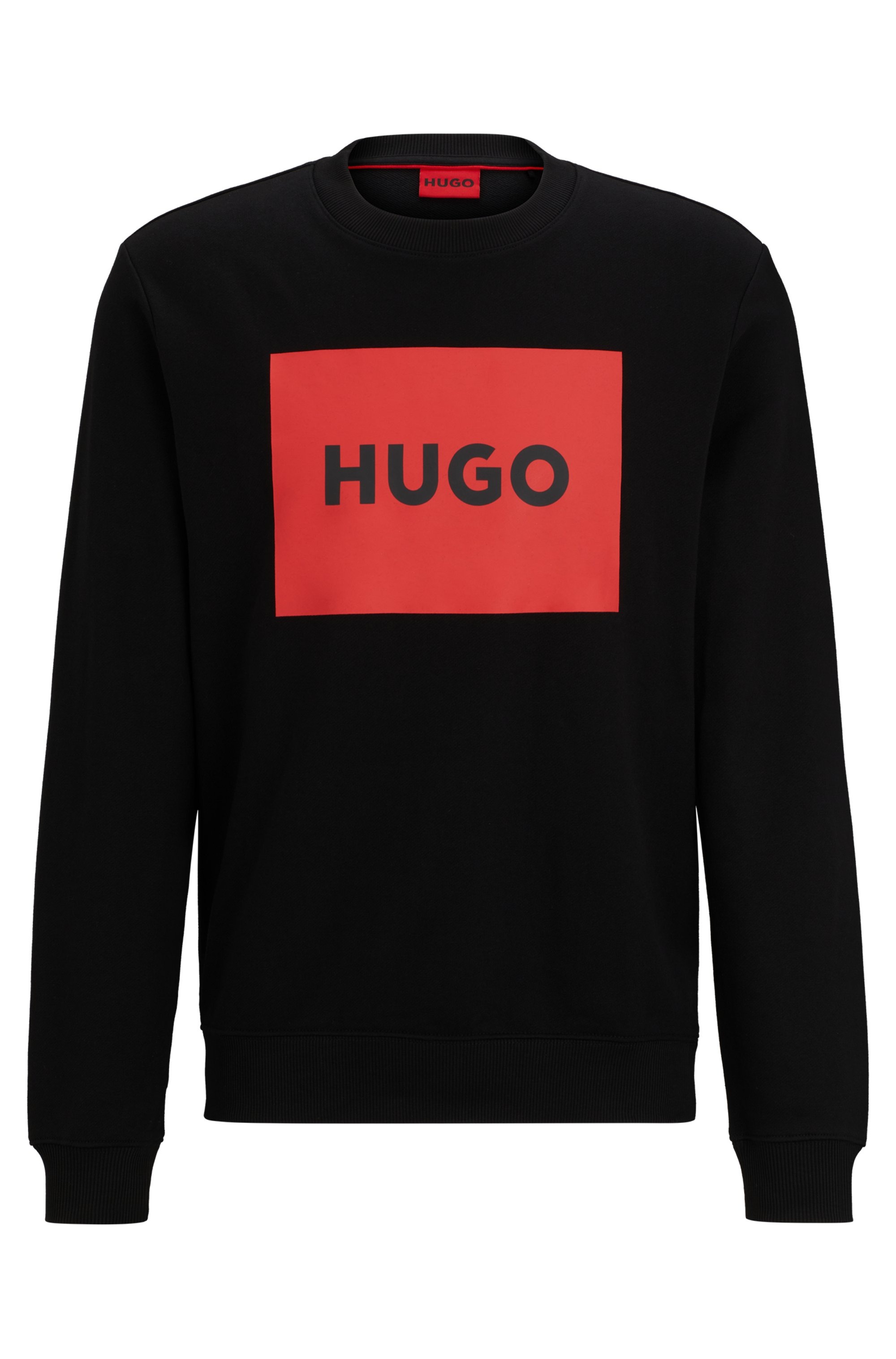 HUGO Sweatshirt "Duragol", Rundhalsausschnitt, Regular Fit, großer Logo-Dru günstig online kaufen