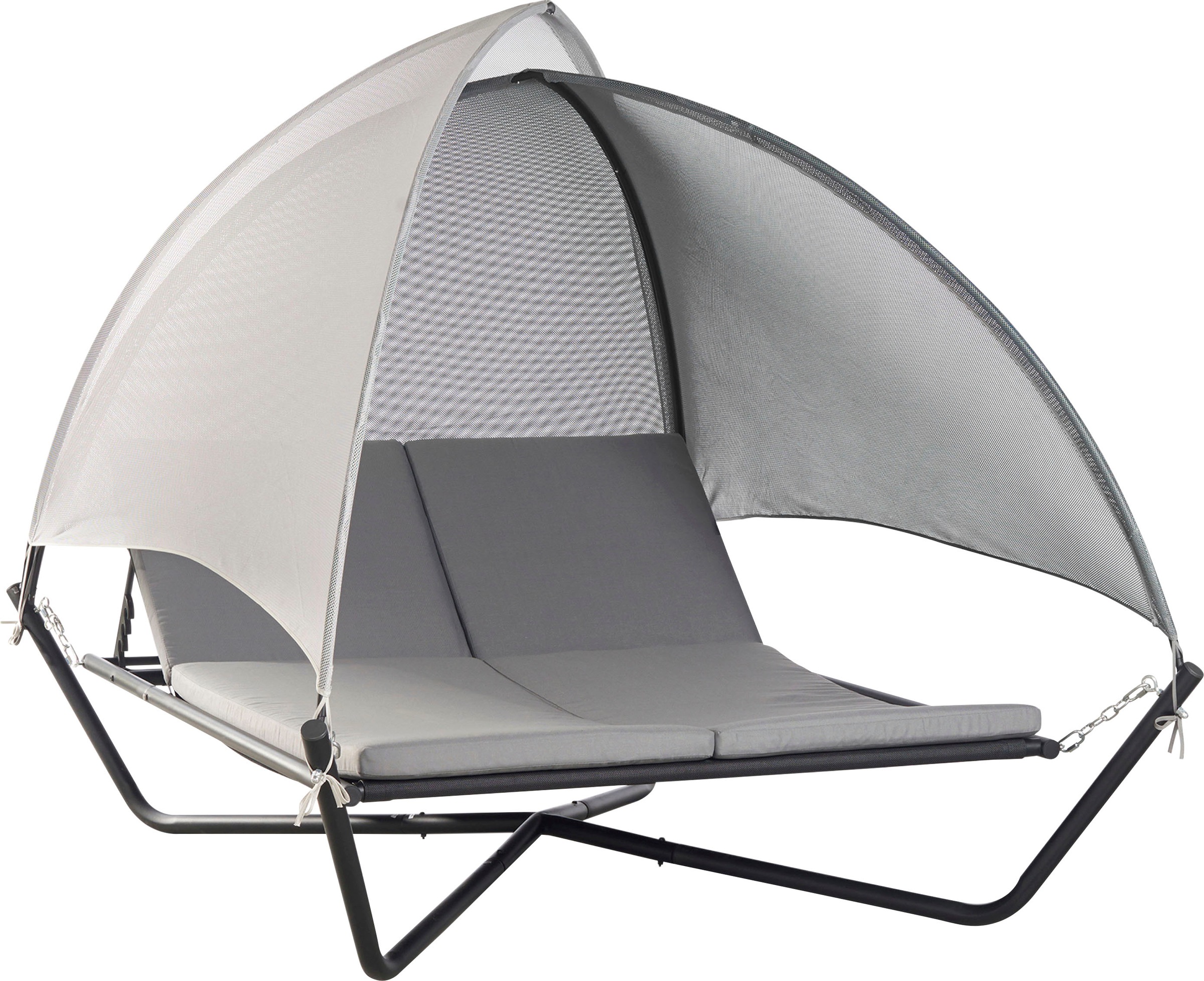 Leco Gartenliege »Sonnenbett Sydney«, mit verst. Rückenlehne und Sonnendach, geeignet... kaufen