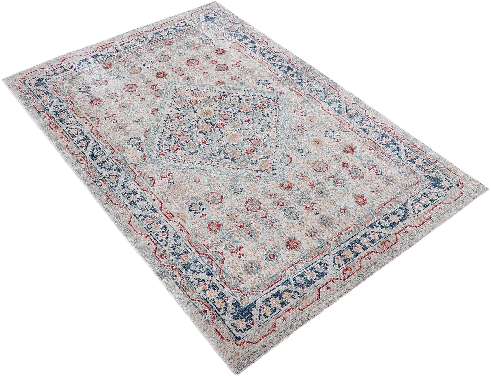 carpetfine Teppich »Noah_3«, rechteckig, 3 mm Höhe, Orient Vintage Look
