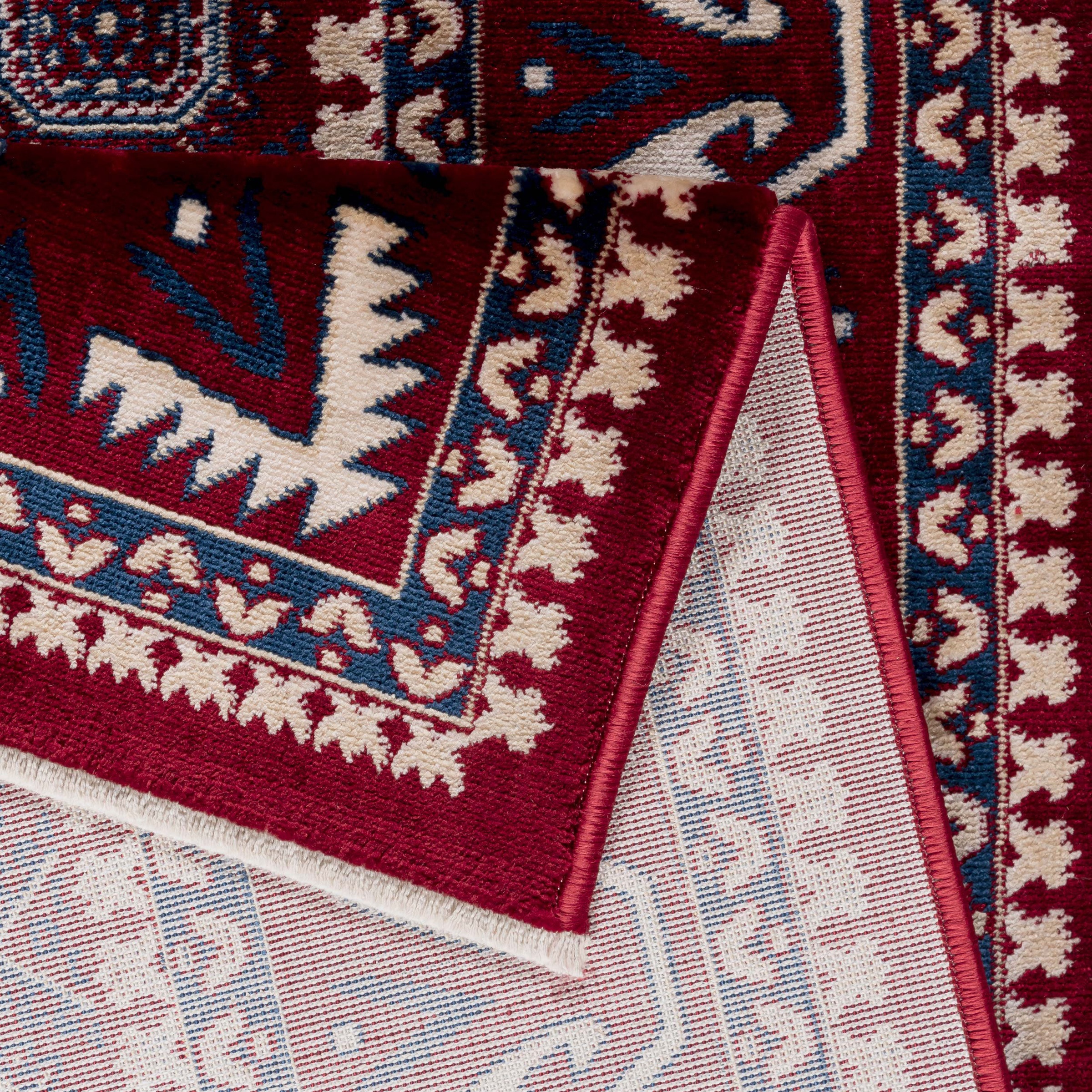 Sehrazat Teppich »Ornament 1358«, rechteckig, 10 mm Höhe, Kurzflor, Orient Ornament Optik, edler Glanz, weicher Flor