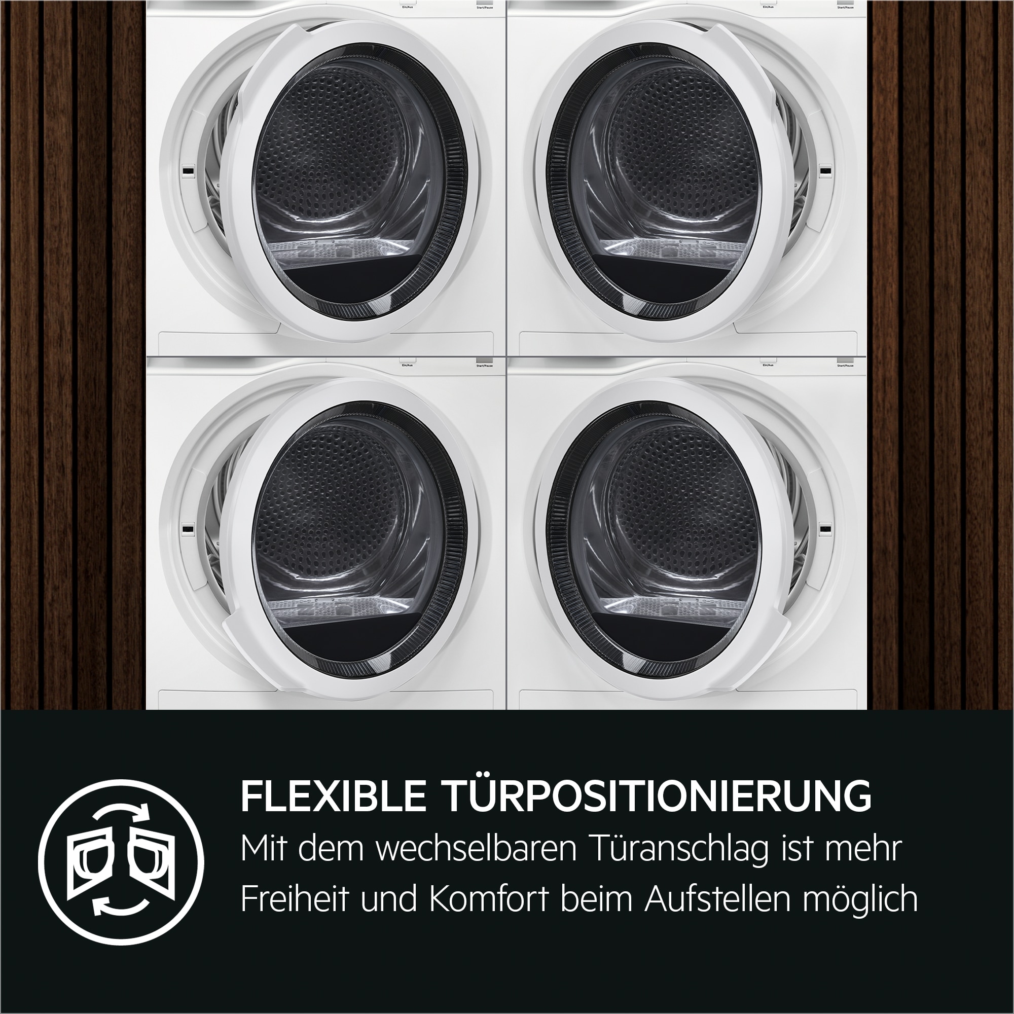 AEG Wärmepumpentrockner »TR7TC86«, 7000, 8 kg, ProSense® Mengenautomatik: Spart Zeit und Energie