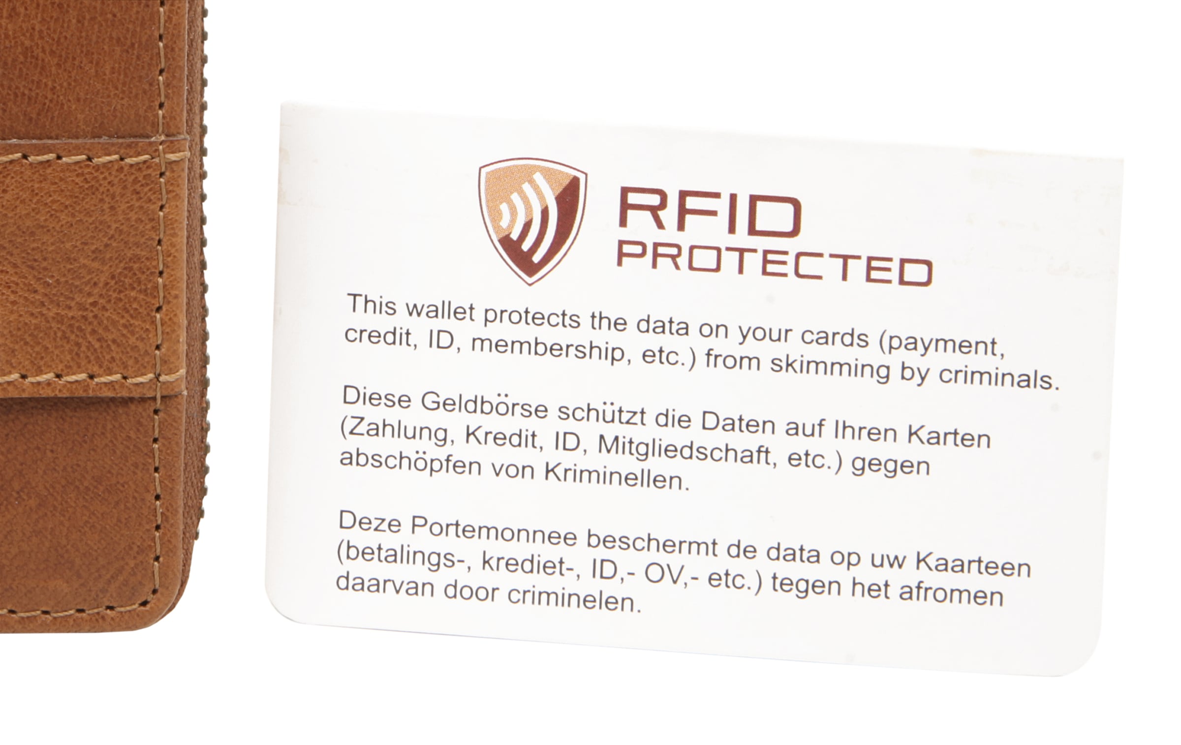 Spikes & Sparrow Geldbörse »RFID«, echt Leder